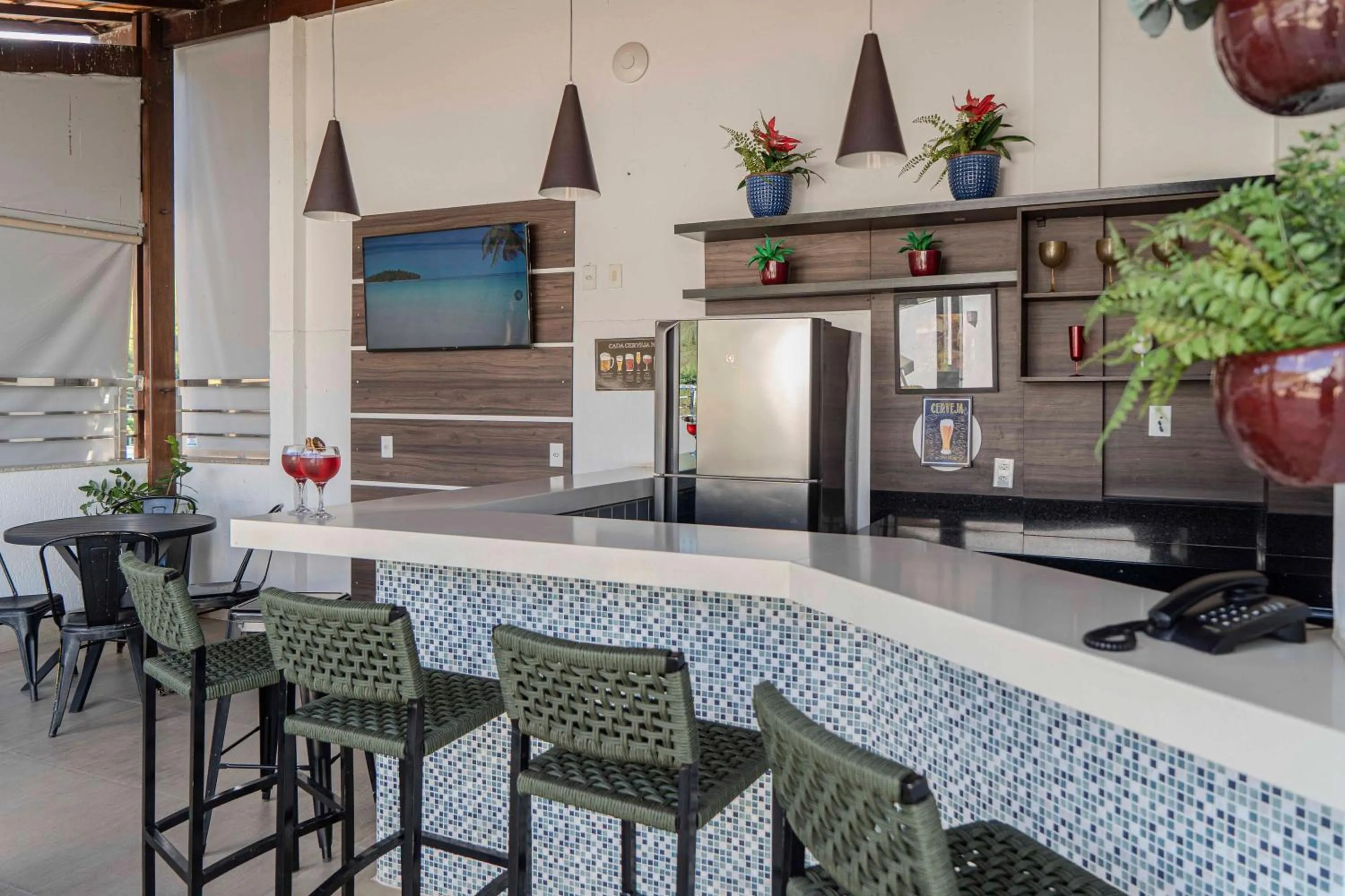 Lounge or bar in Hotel Capital Das Pedras