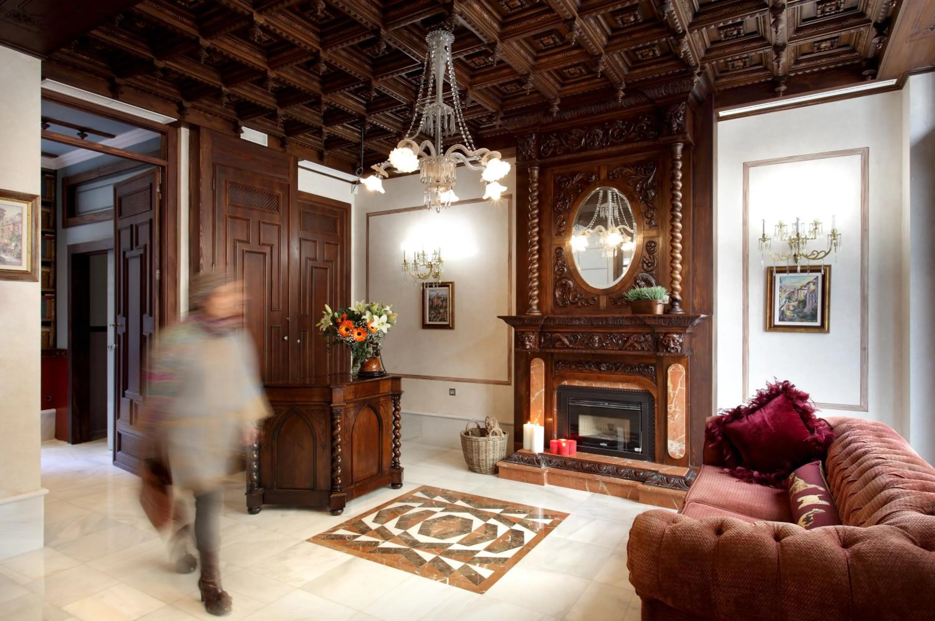 Communal lounge/ TV room in Casa Palacete 1822