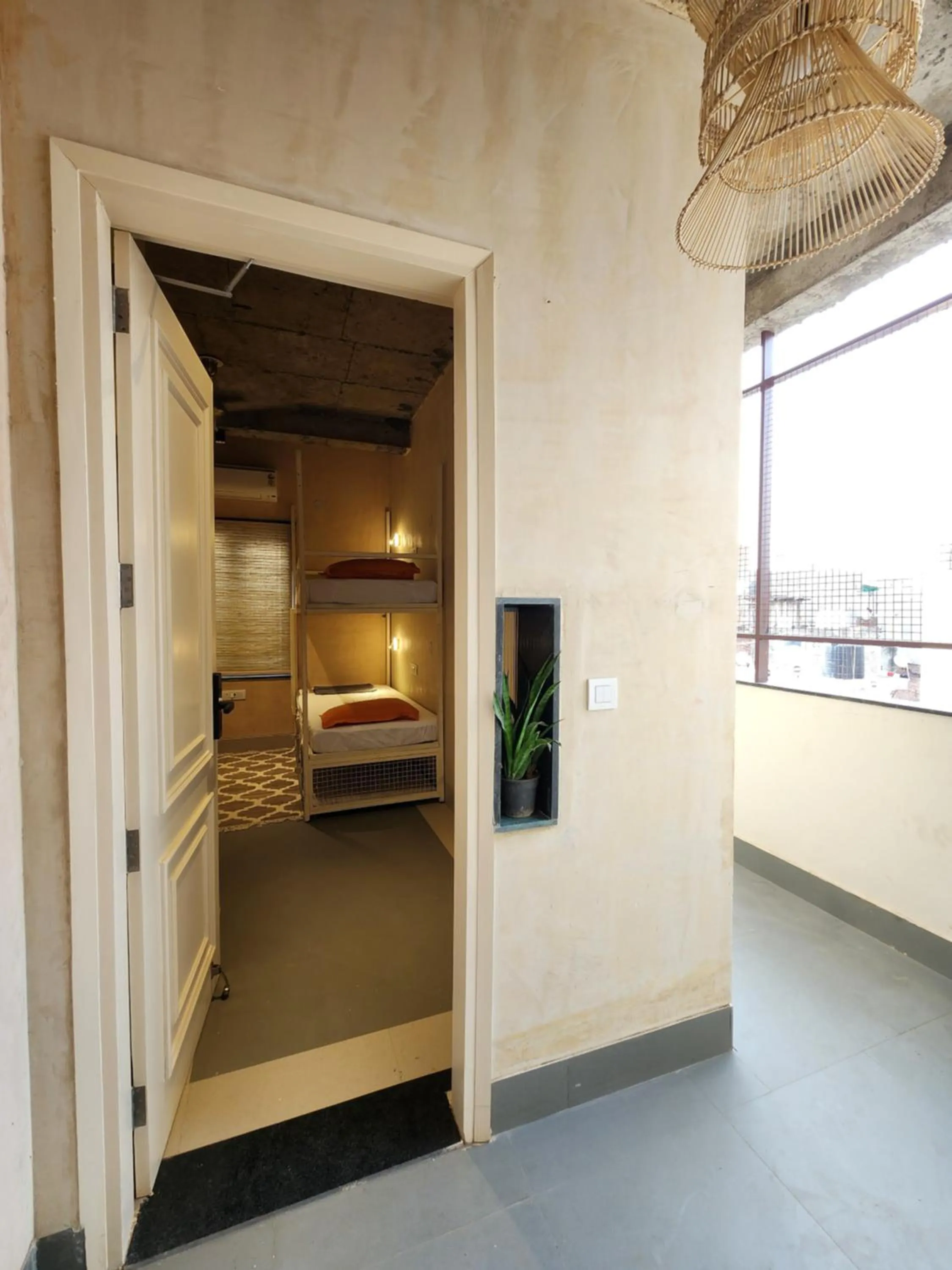 Bed in JHouse near Bhikaji