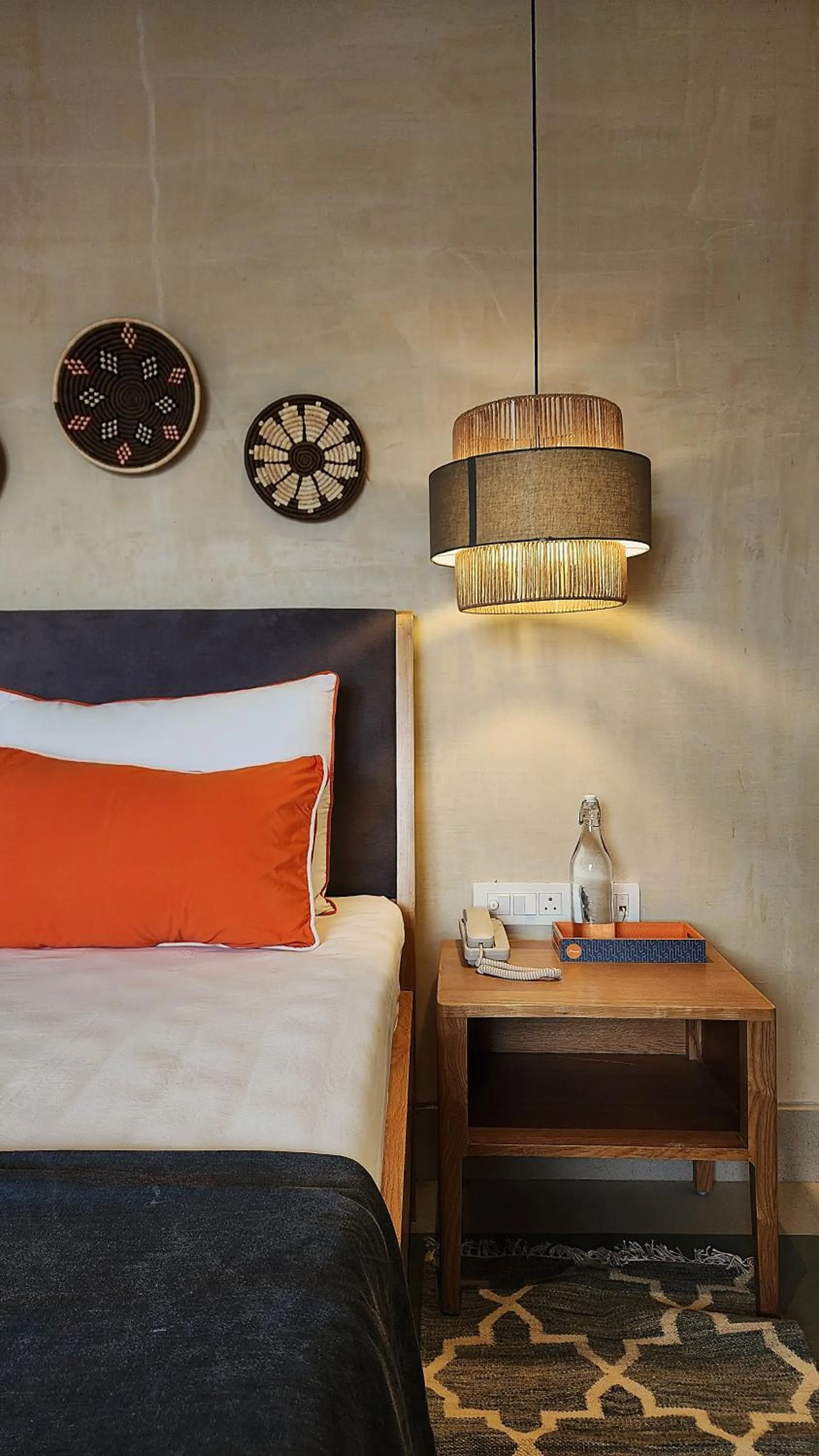 Bed in JHouse near Bhikaji