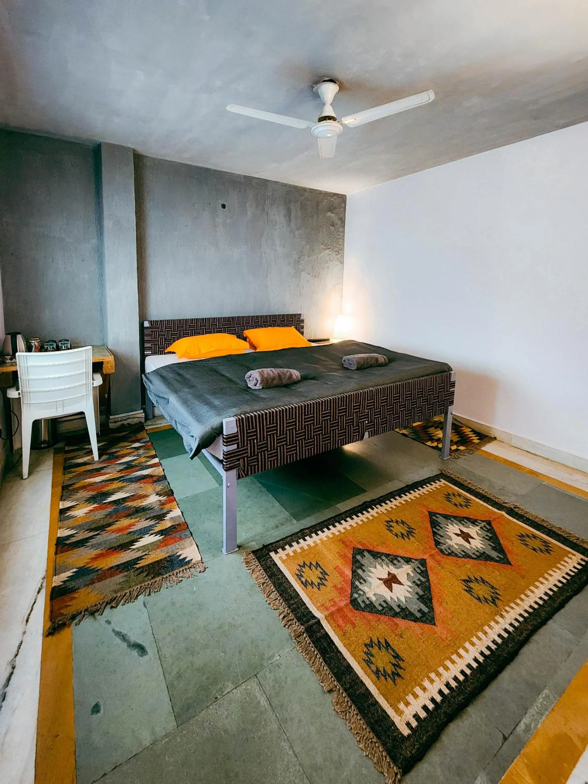 Bed in JHouse near Bhikaji