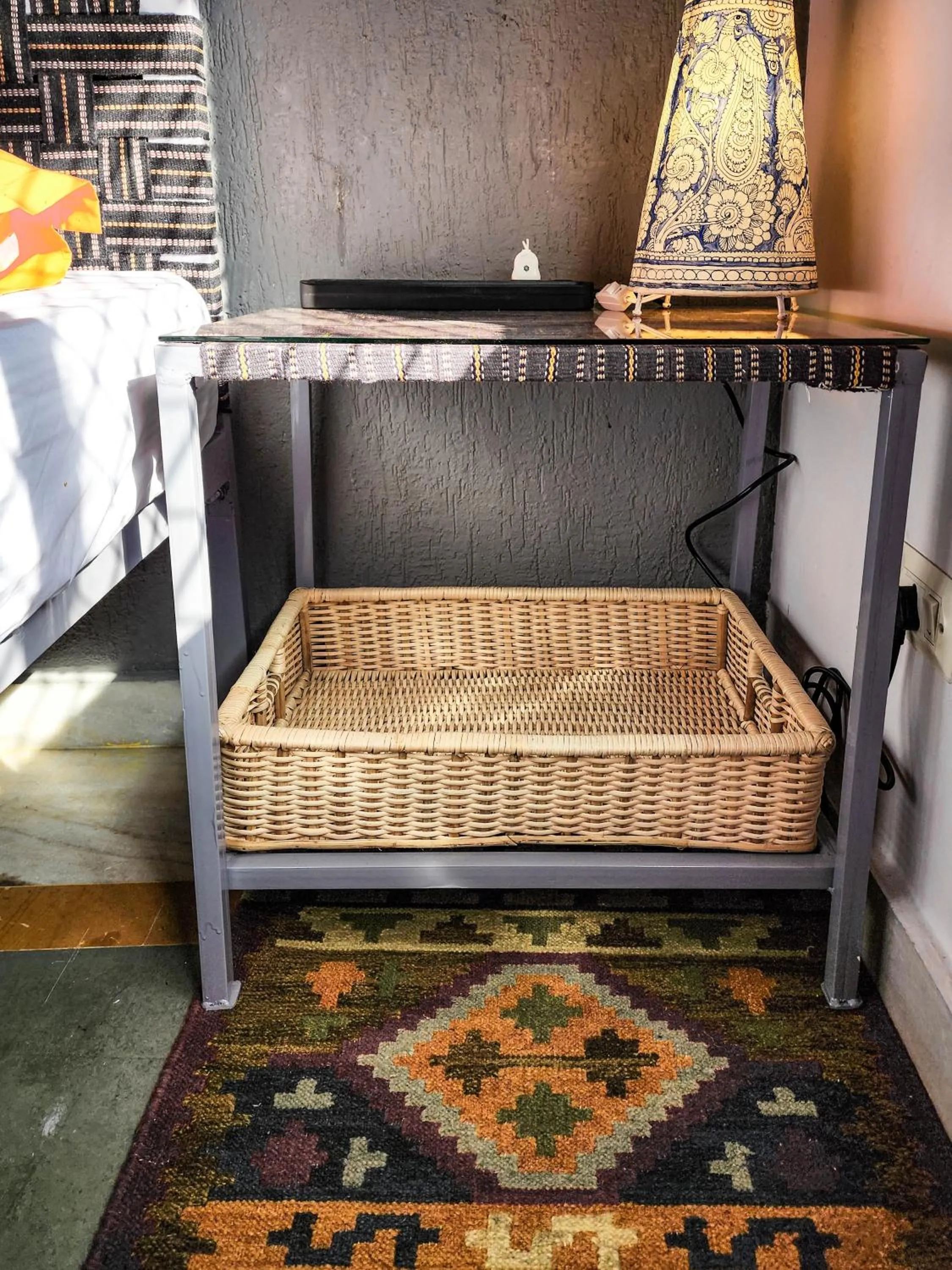 Decorative detail in JHouse near Bhikaji