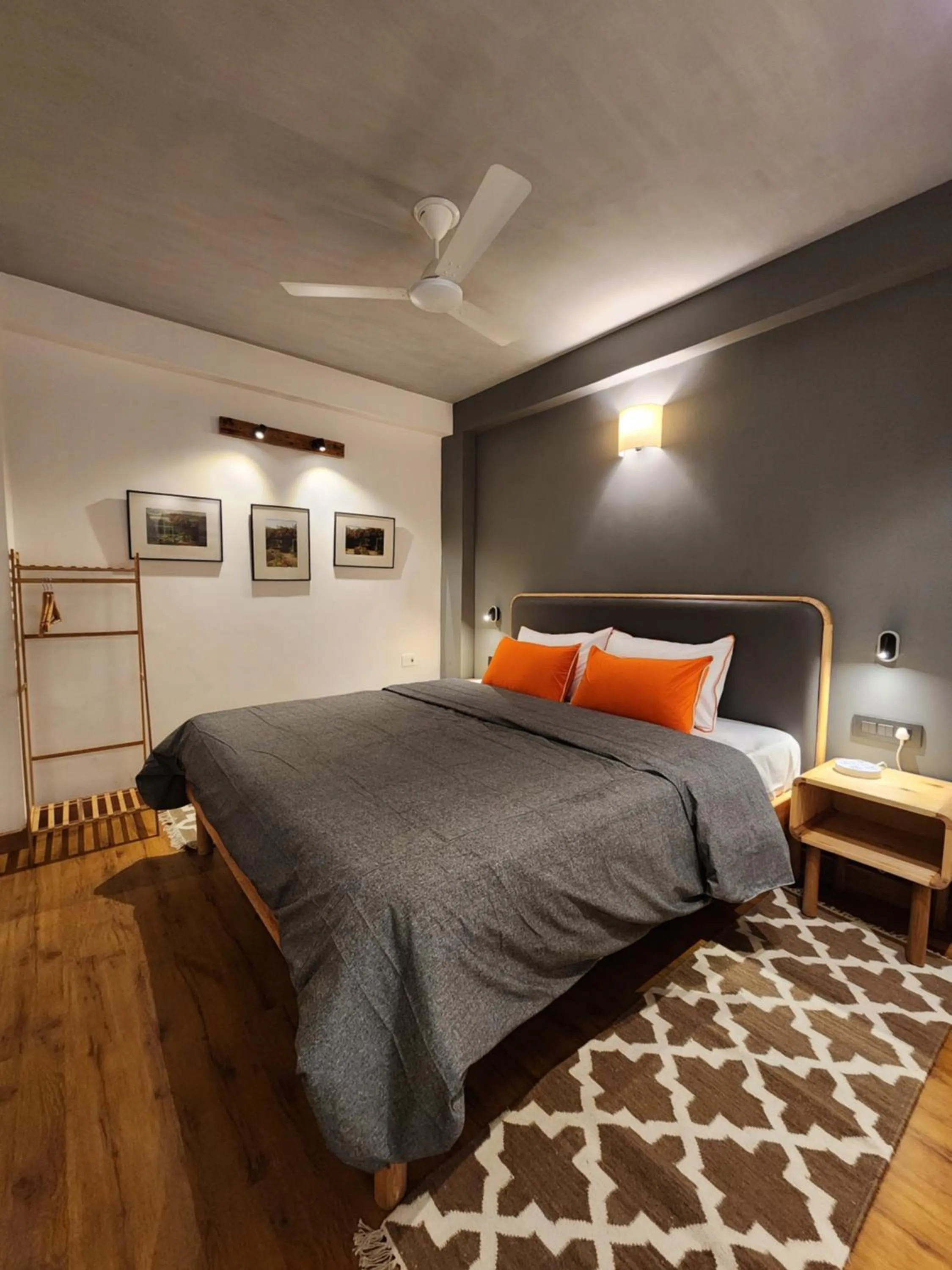 Bed in JHouse near Bhikaji