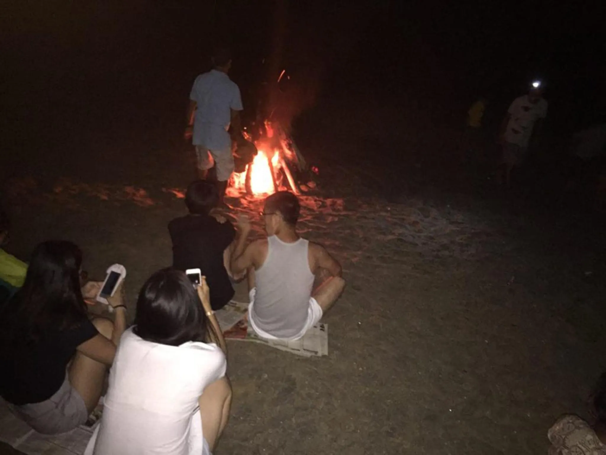 group of guests in Ziegler Cottage