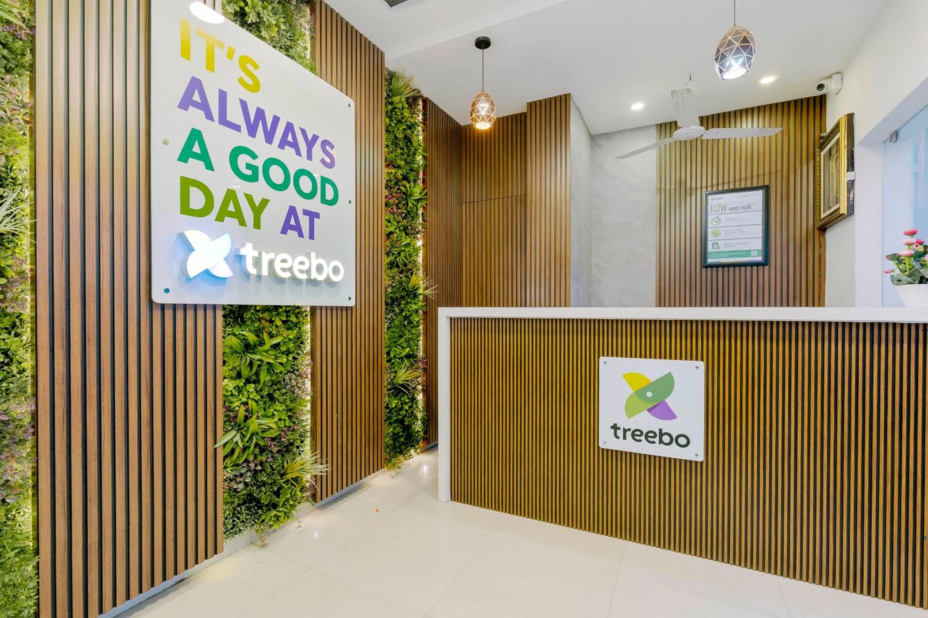 Lobby or reception in Treebo RKH Palace