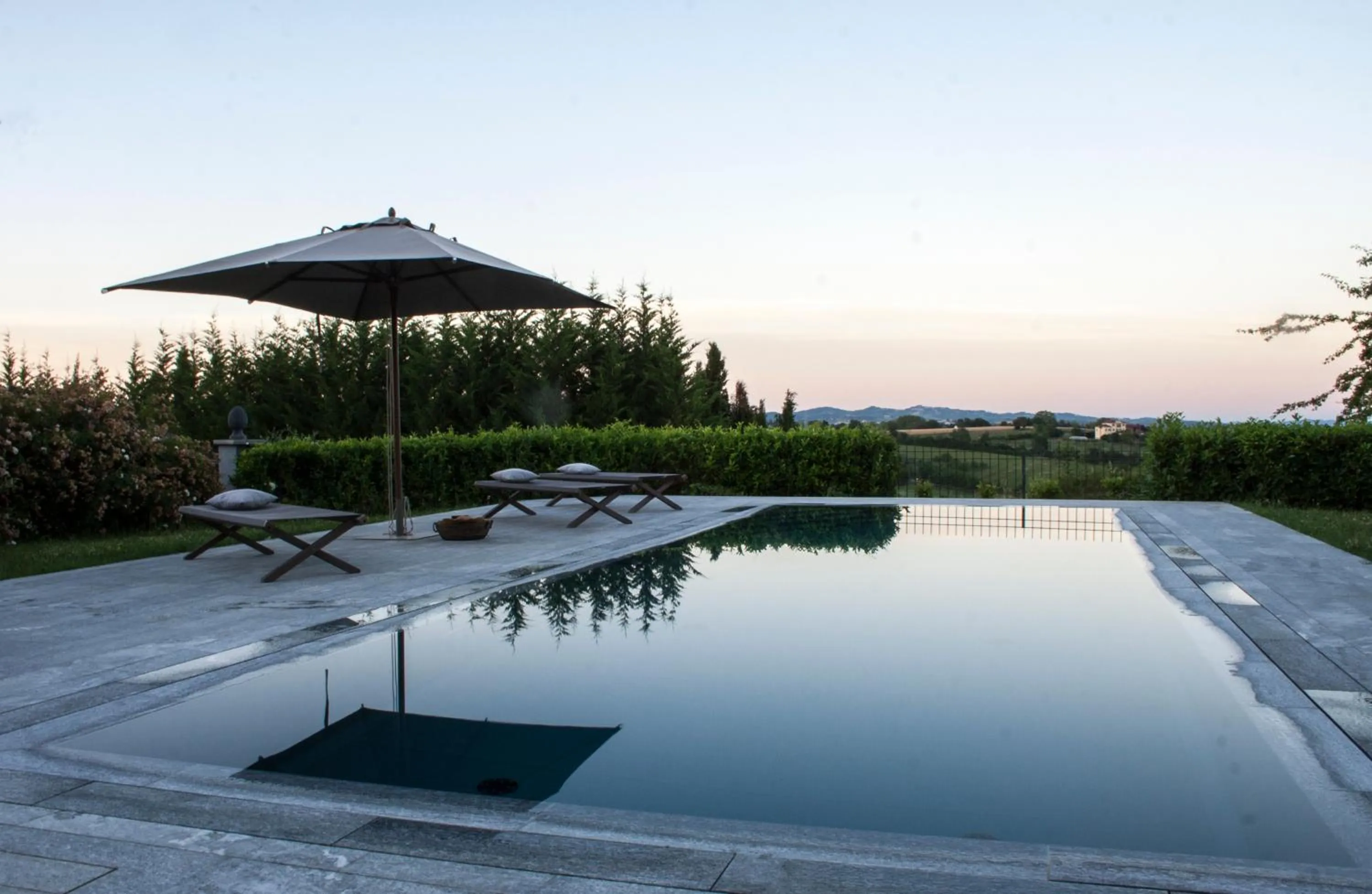 Garden view in B&B Puntodivista