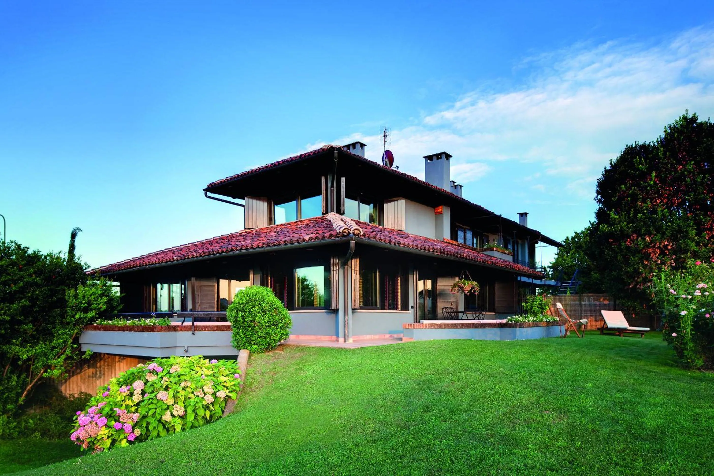 Garden view in B&B Puntodivista