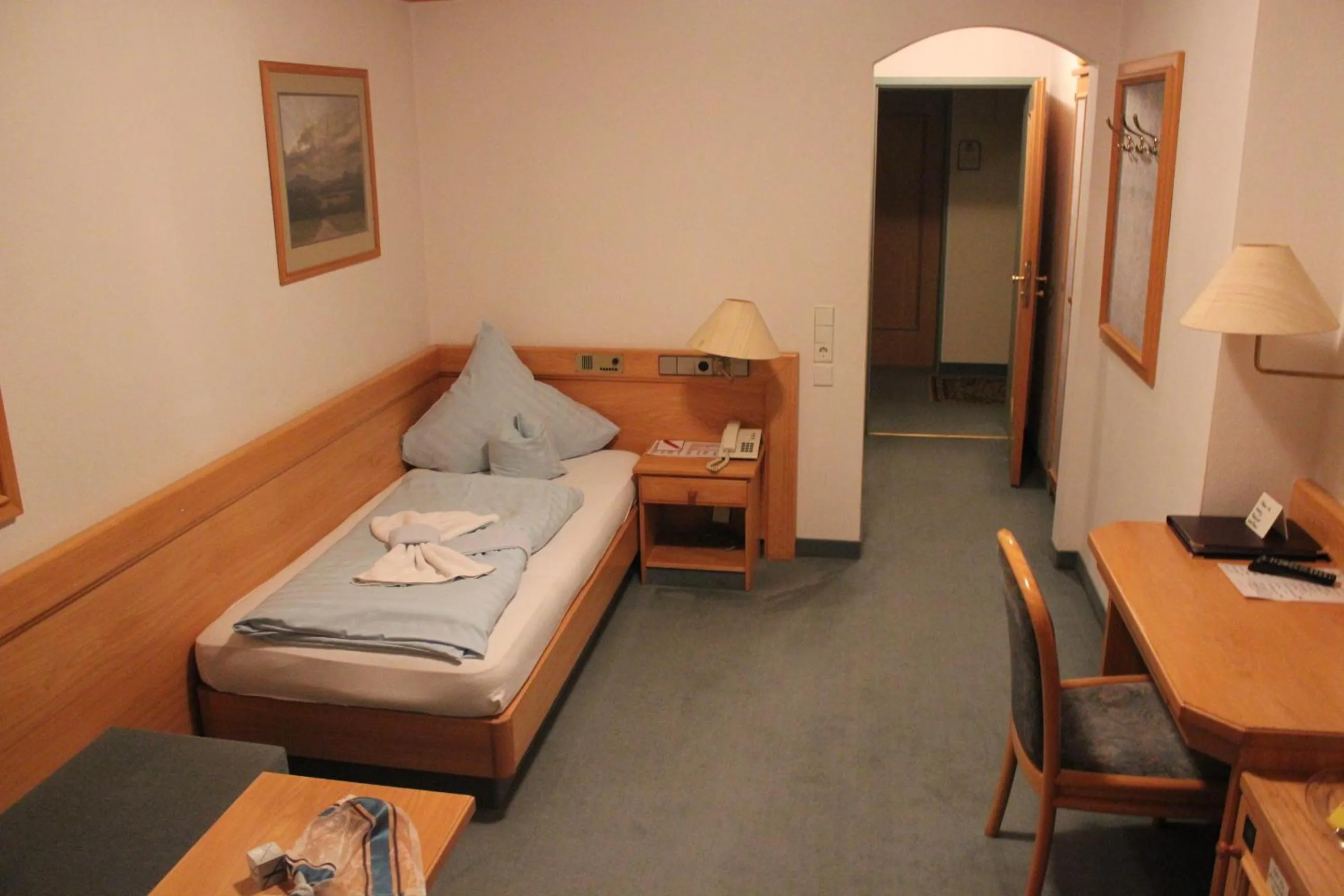 Photo of the whole room, Bed in Landgasthaus & Hotel Kurfer Hof