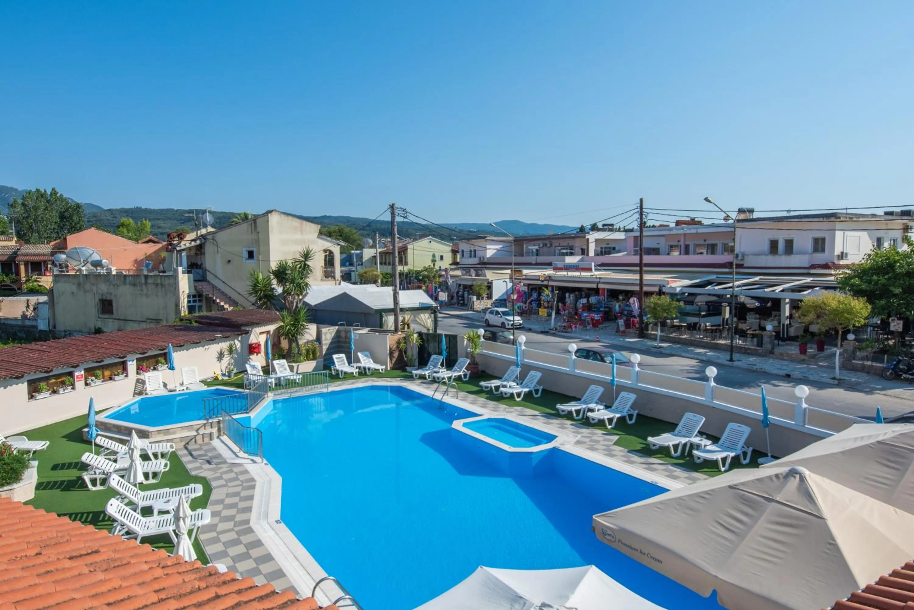 Day in Aphrodite Beach Hotel Corfu