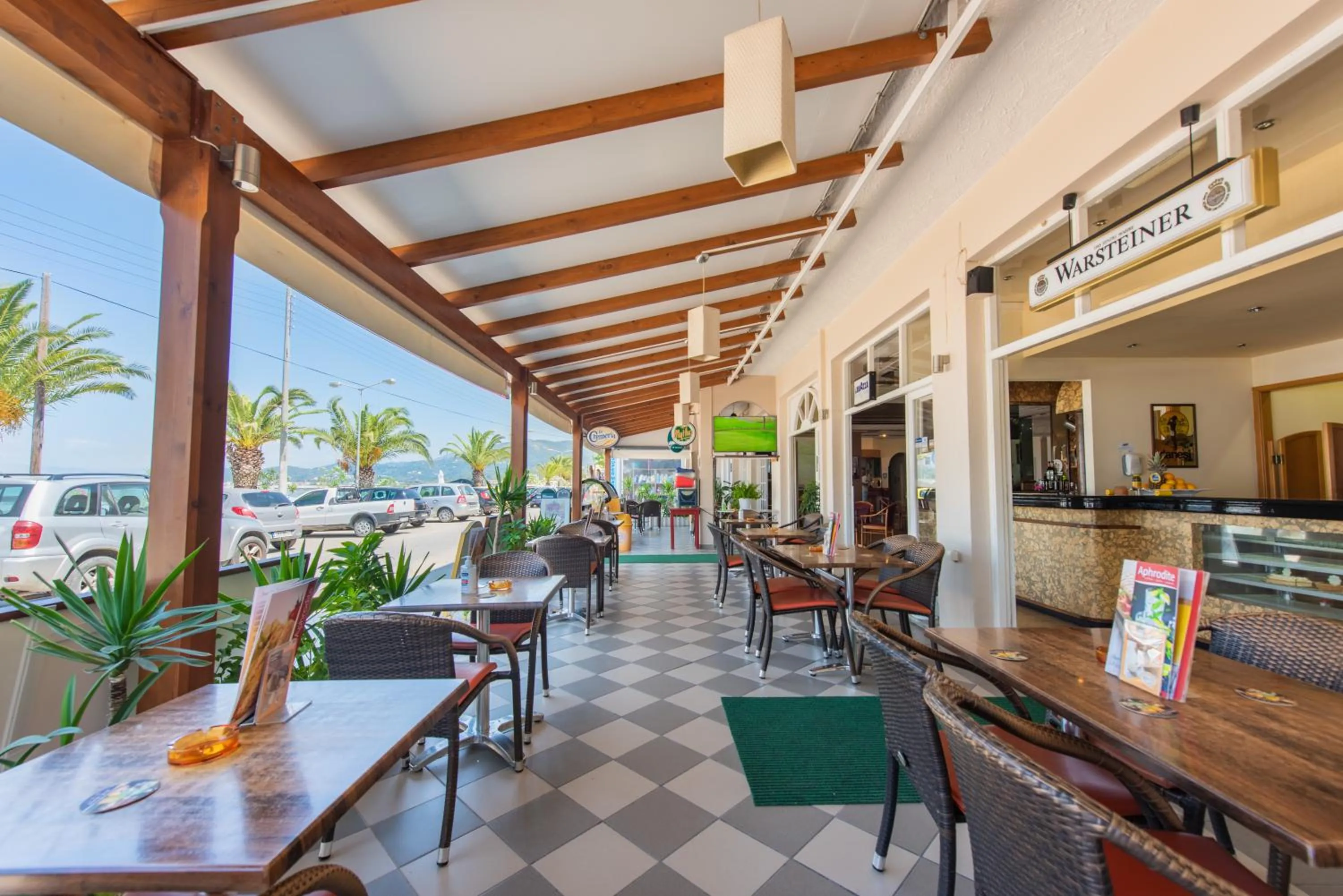 Restaurant/places to eat in Aphrodite Beach Hotel Corfu