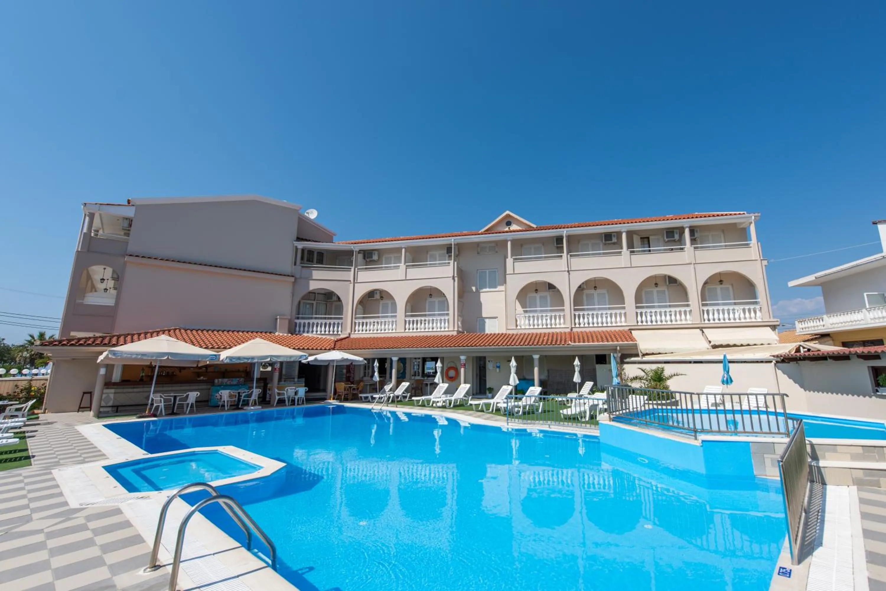 Property building in Aphrodite Beach Hotel Corfu