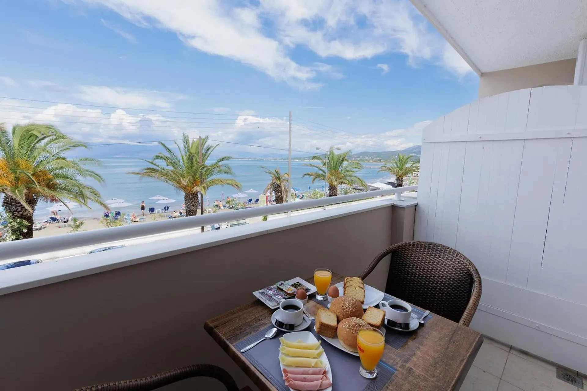 Breakfast in Aphrodite Beach Hotel Corfu