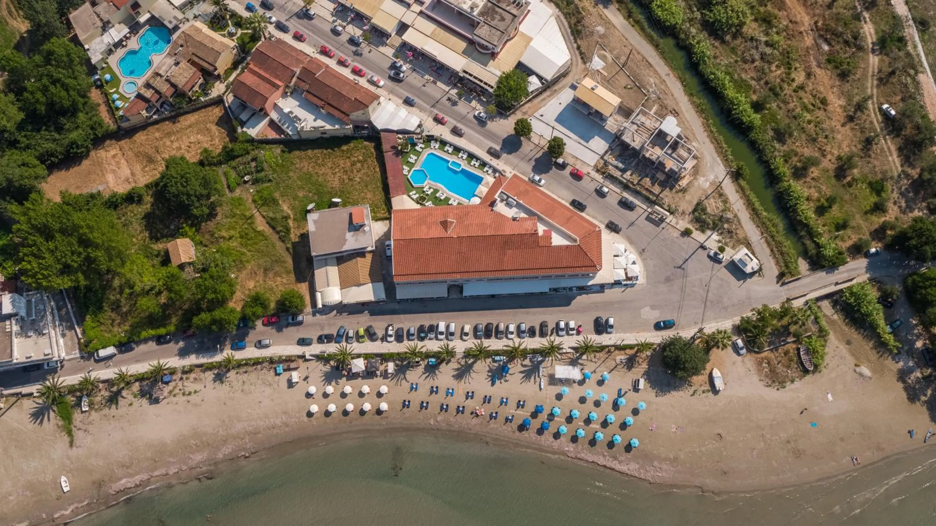 Property building in Aphrodite Beach Hotel Corfu