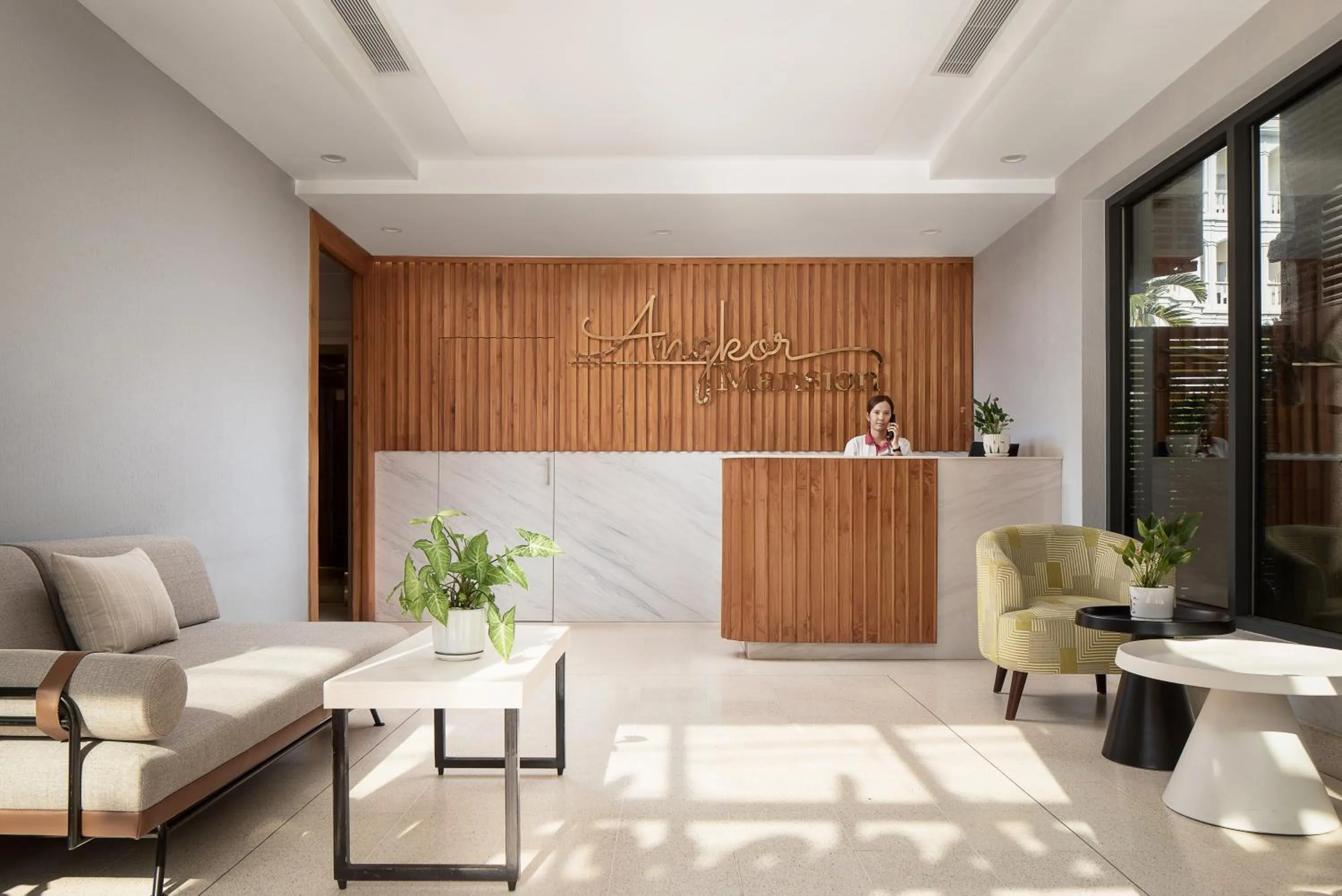 Lobby or reception in Angkor Mansion & Apartment