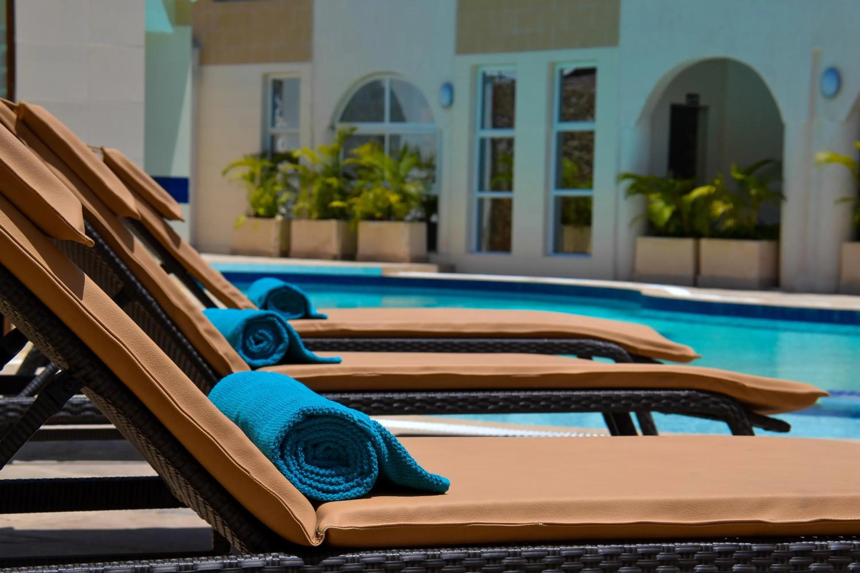 Swimming pool in Gasaro Hotel