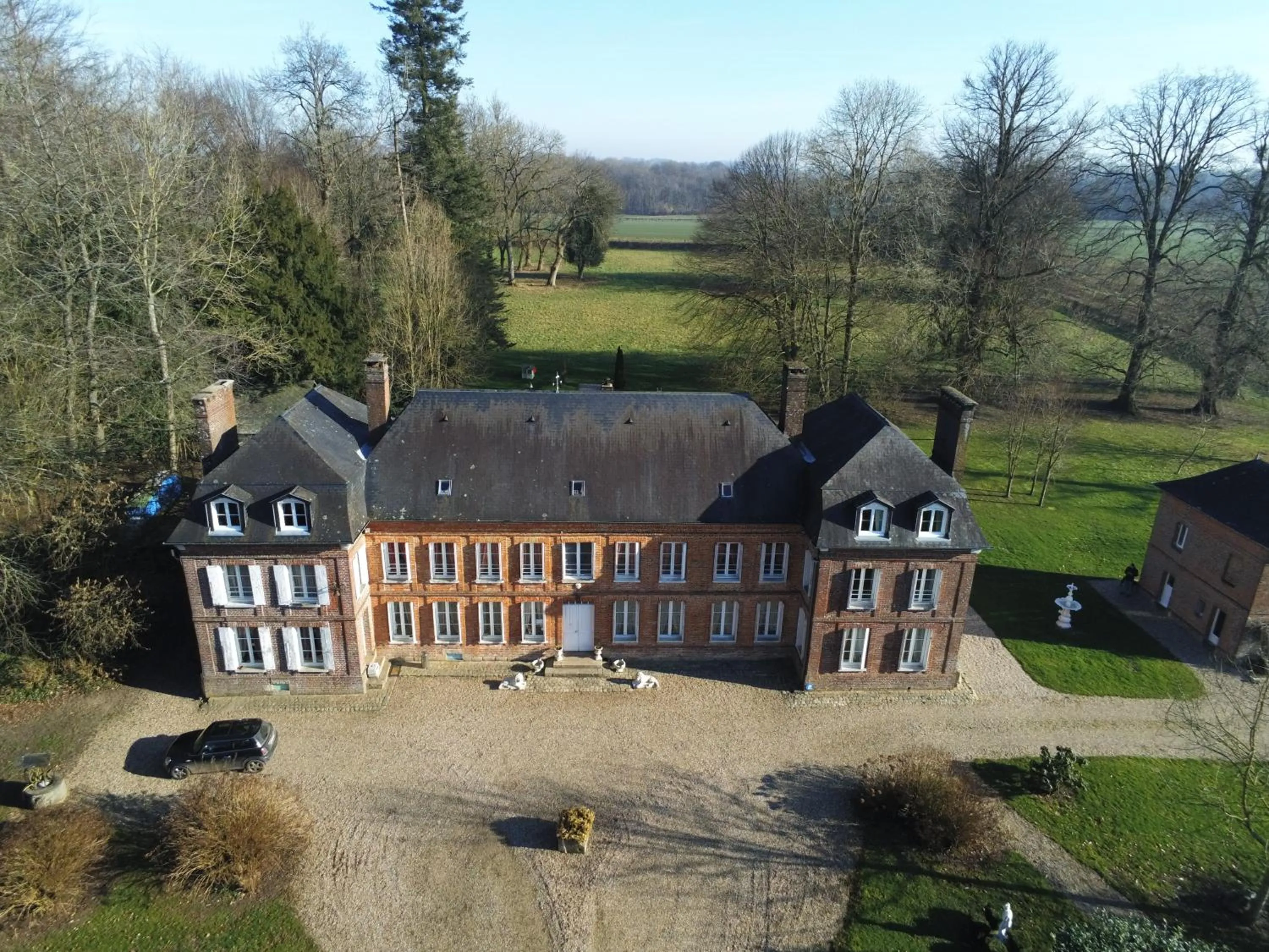 Bird's eye view in Chateau De Grosfy