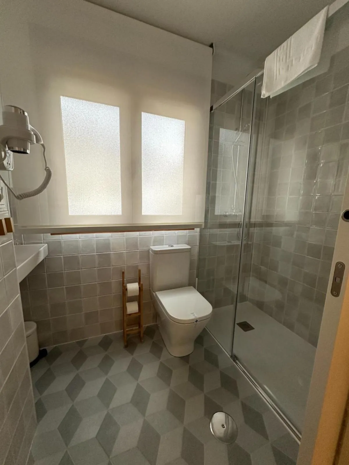 Shower in Hotel Virgen de Covadonga