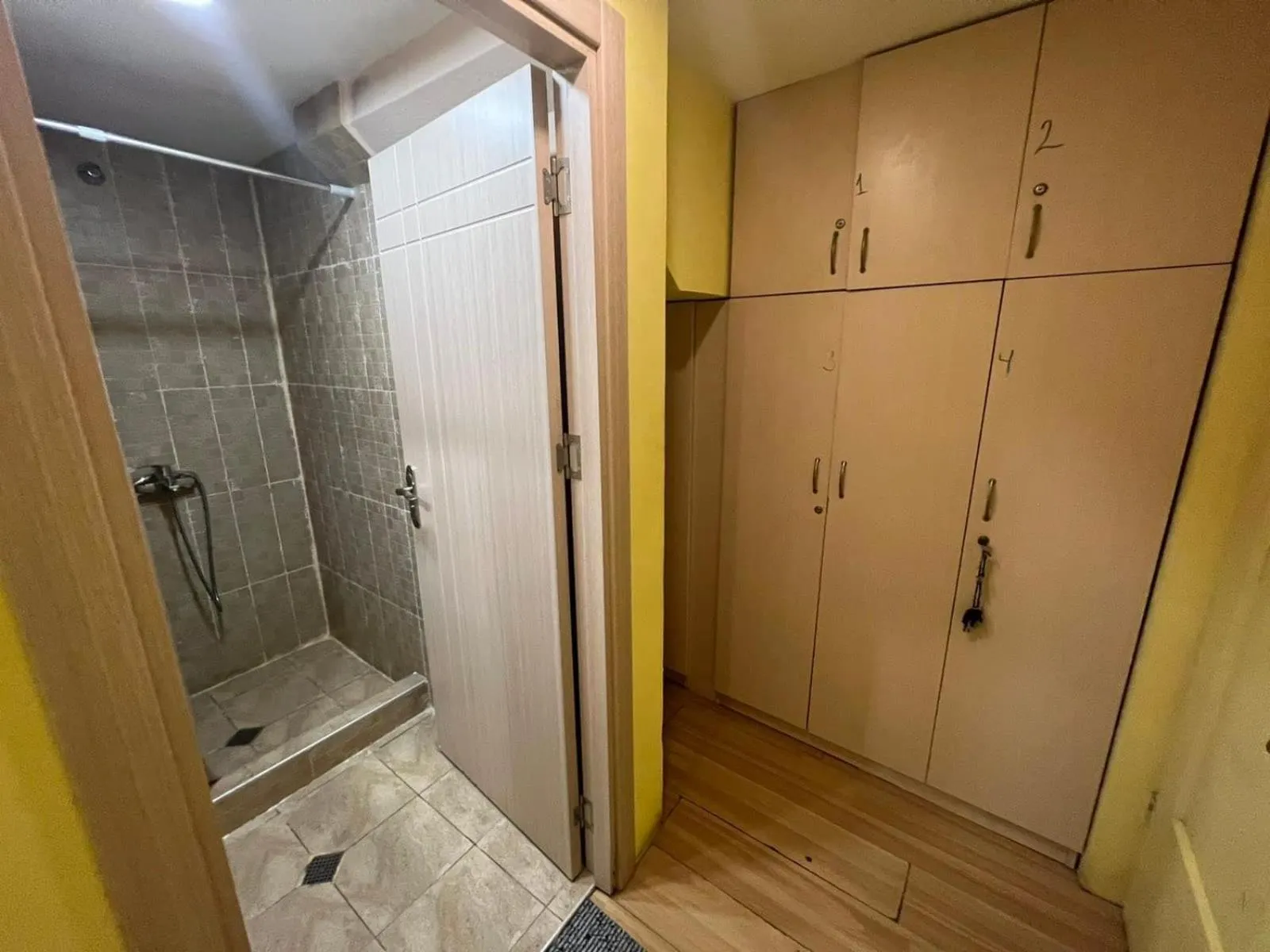 Shower in Galaxy Hostel