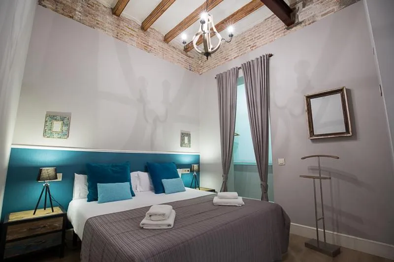 Bedroom, Bed in Weflating Suites Sant Antoni Market