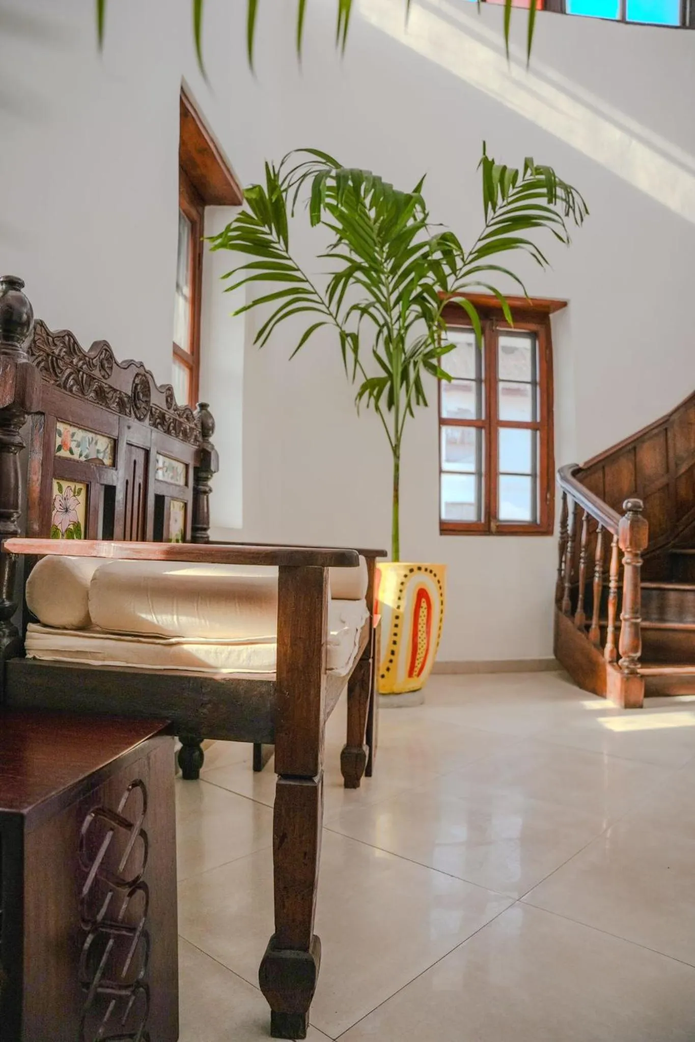 Seating area in Habari House