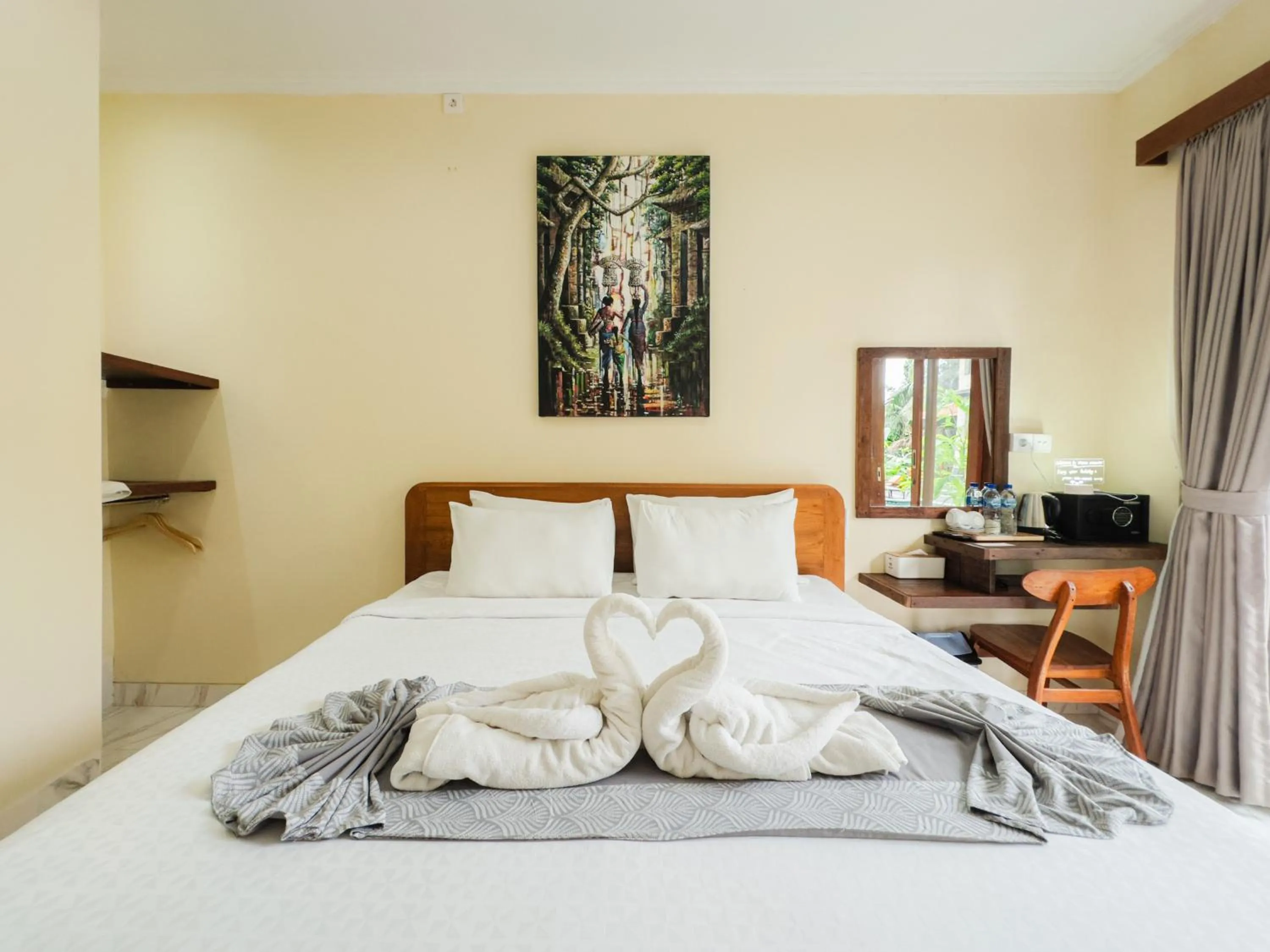 Bedroom, Bed in Kubu Manah Ubud