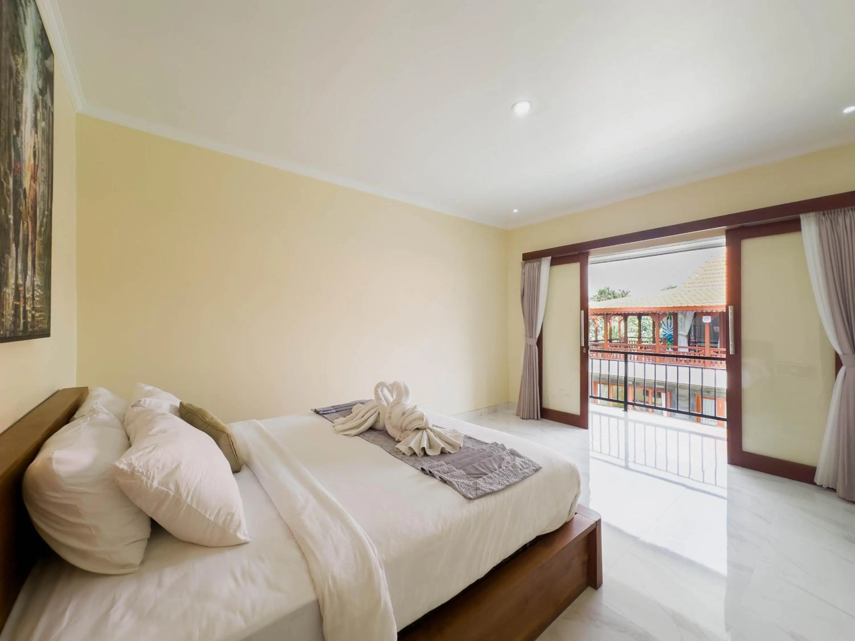 Bedroom, Bed in Kubu Manah Ubud