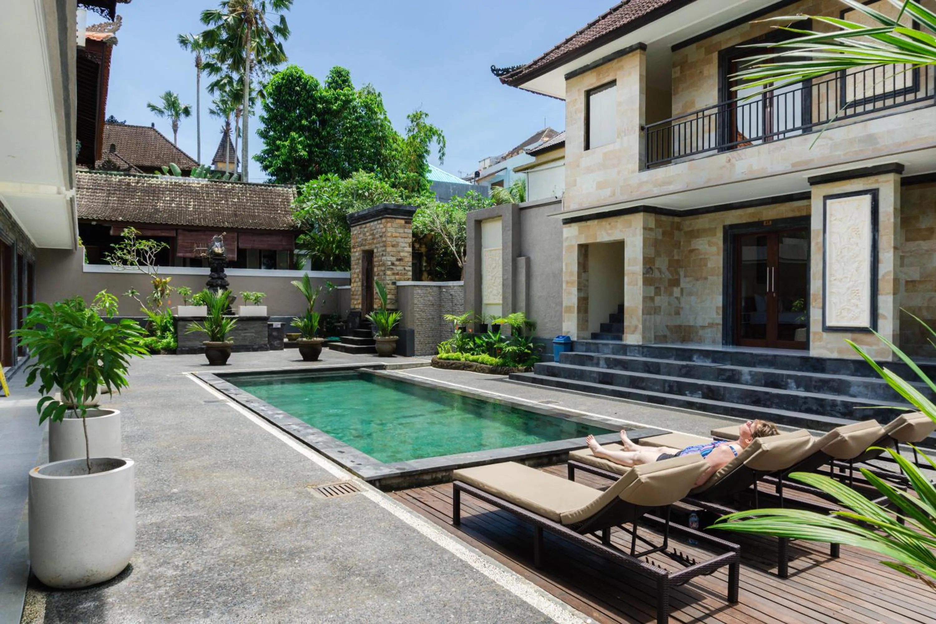 Swimming pool in Kubu Manah Ubud