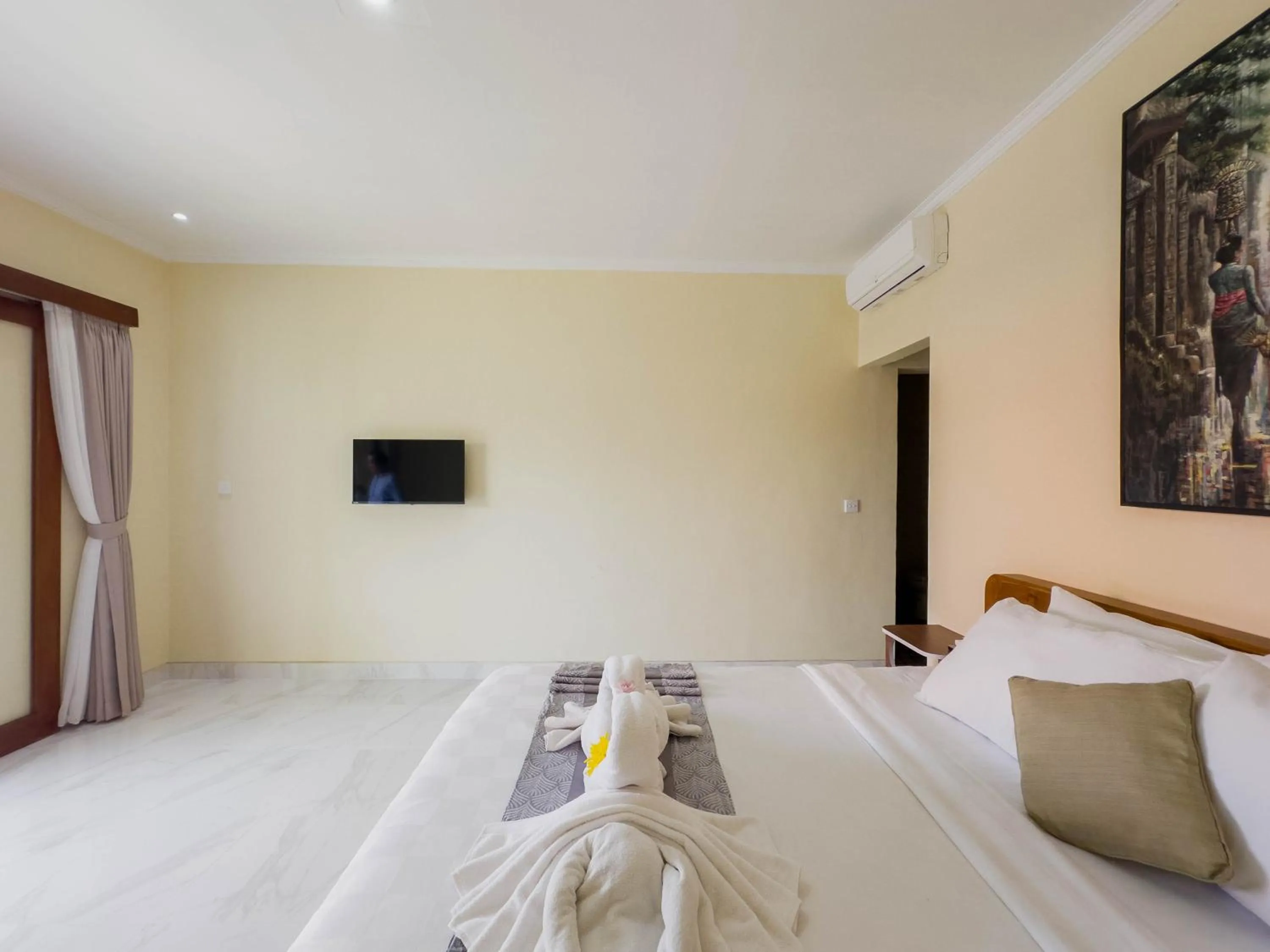 Bedroom, Bed in Kubu Manah Ubud