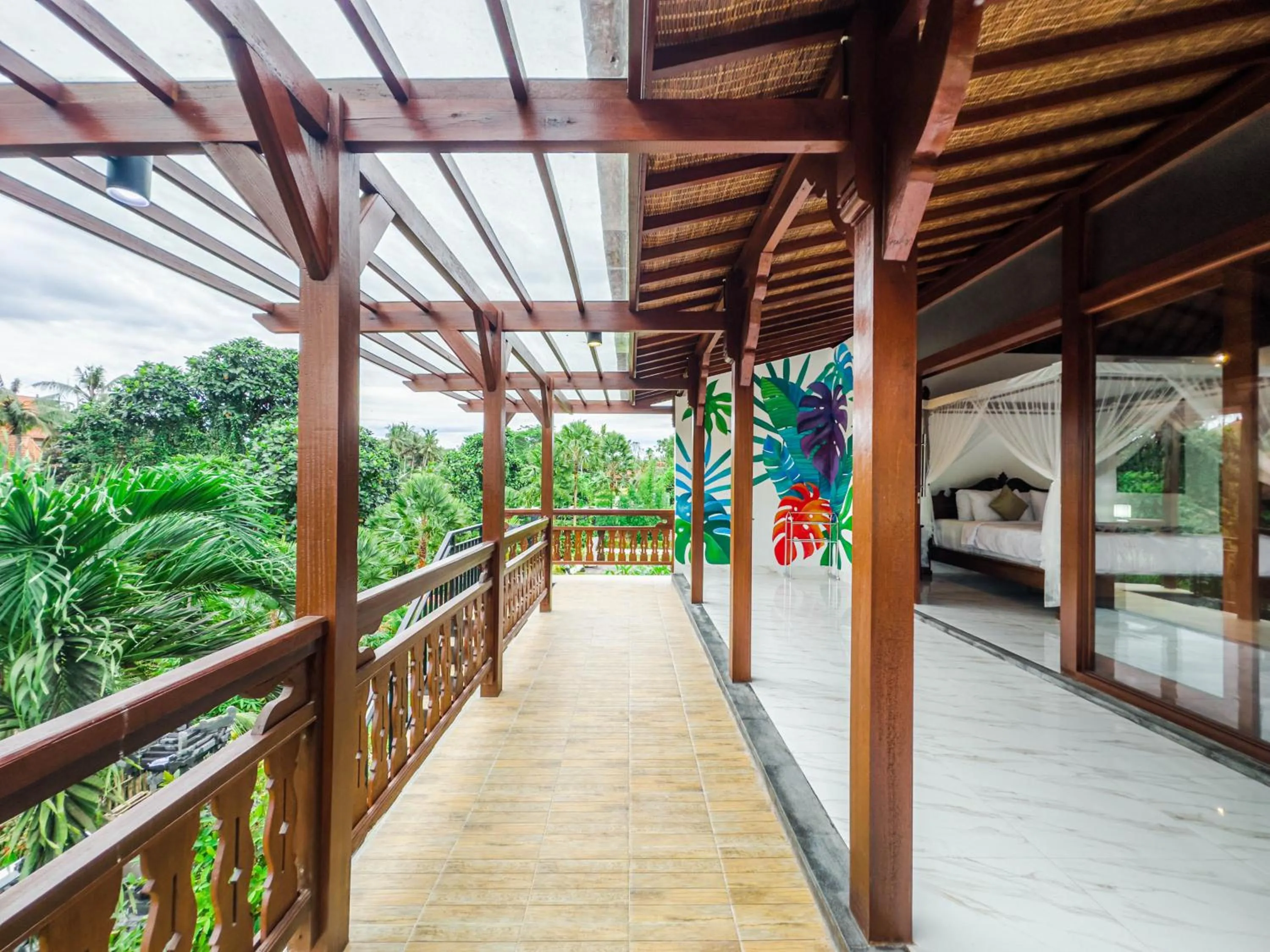 Balcony/Terrace in Kubu Manah Ubud