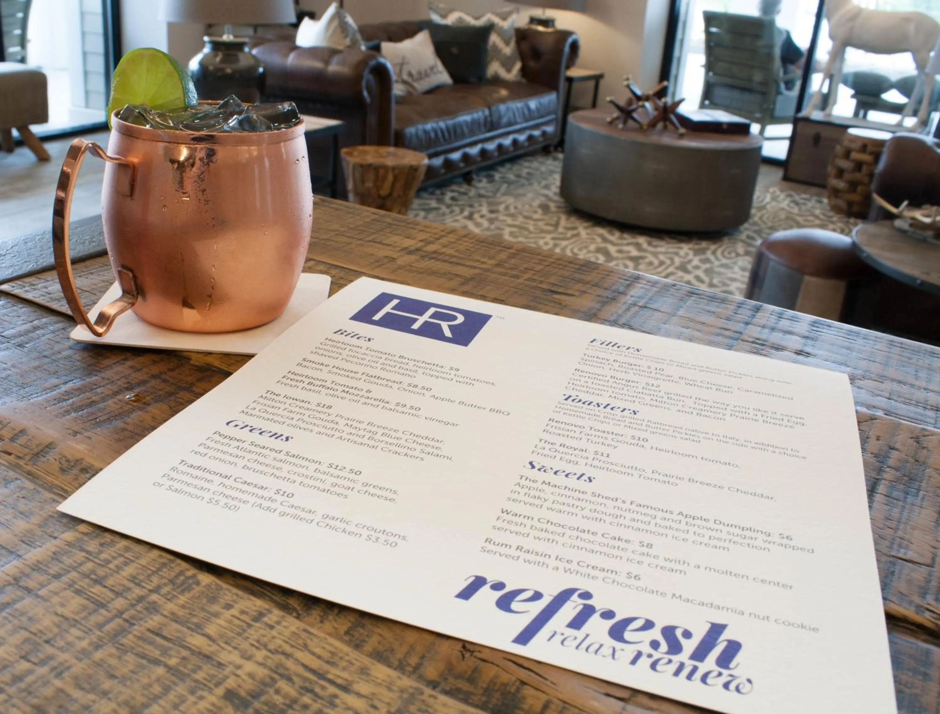 Food and drinks in Hotel Renovo Des Moines Urbandale,Tapestry Collection Hilton