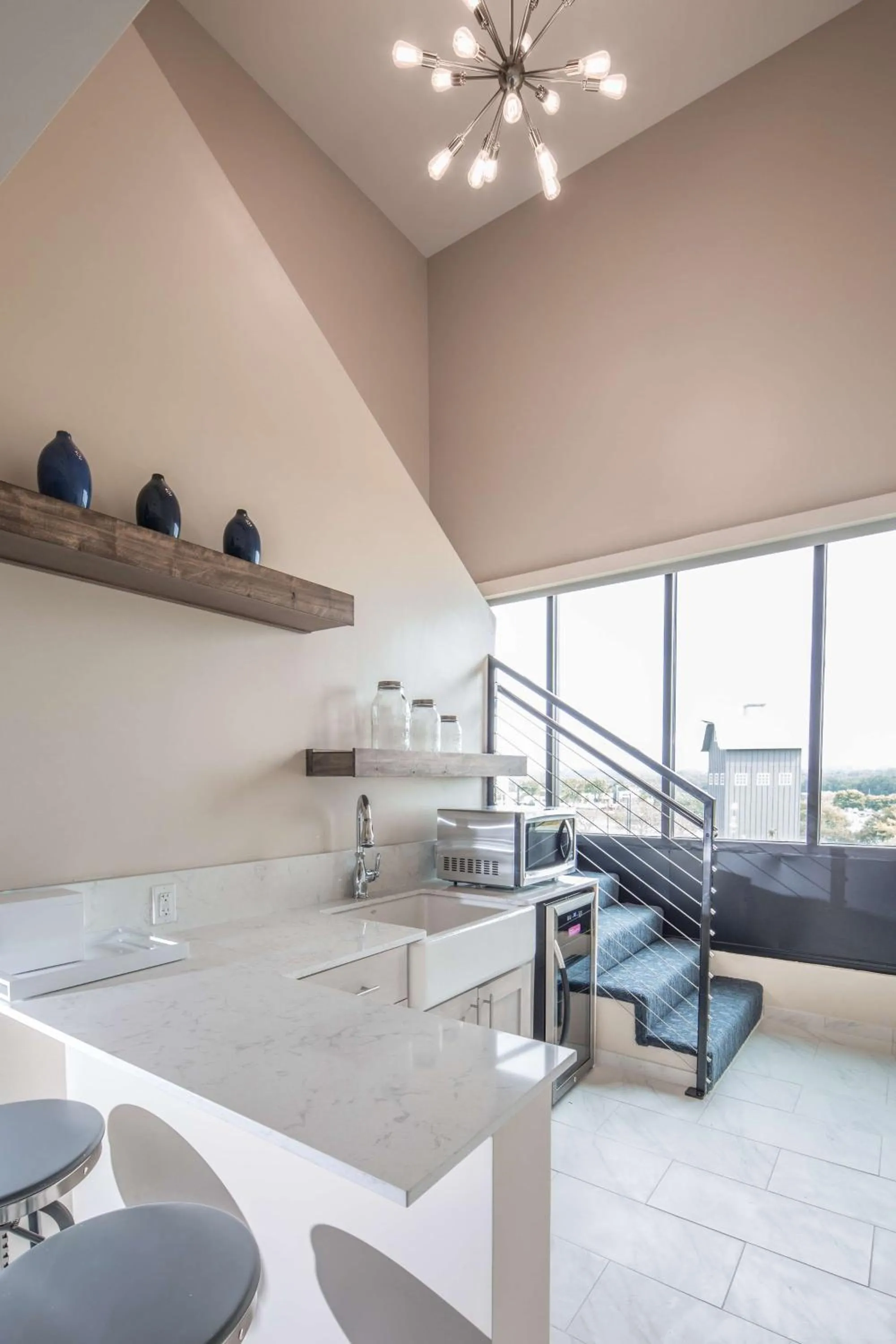 Kitchen or kitchenette in Hotel Renovo Des Moines Urbandale,Tapestry Collection Hilton