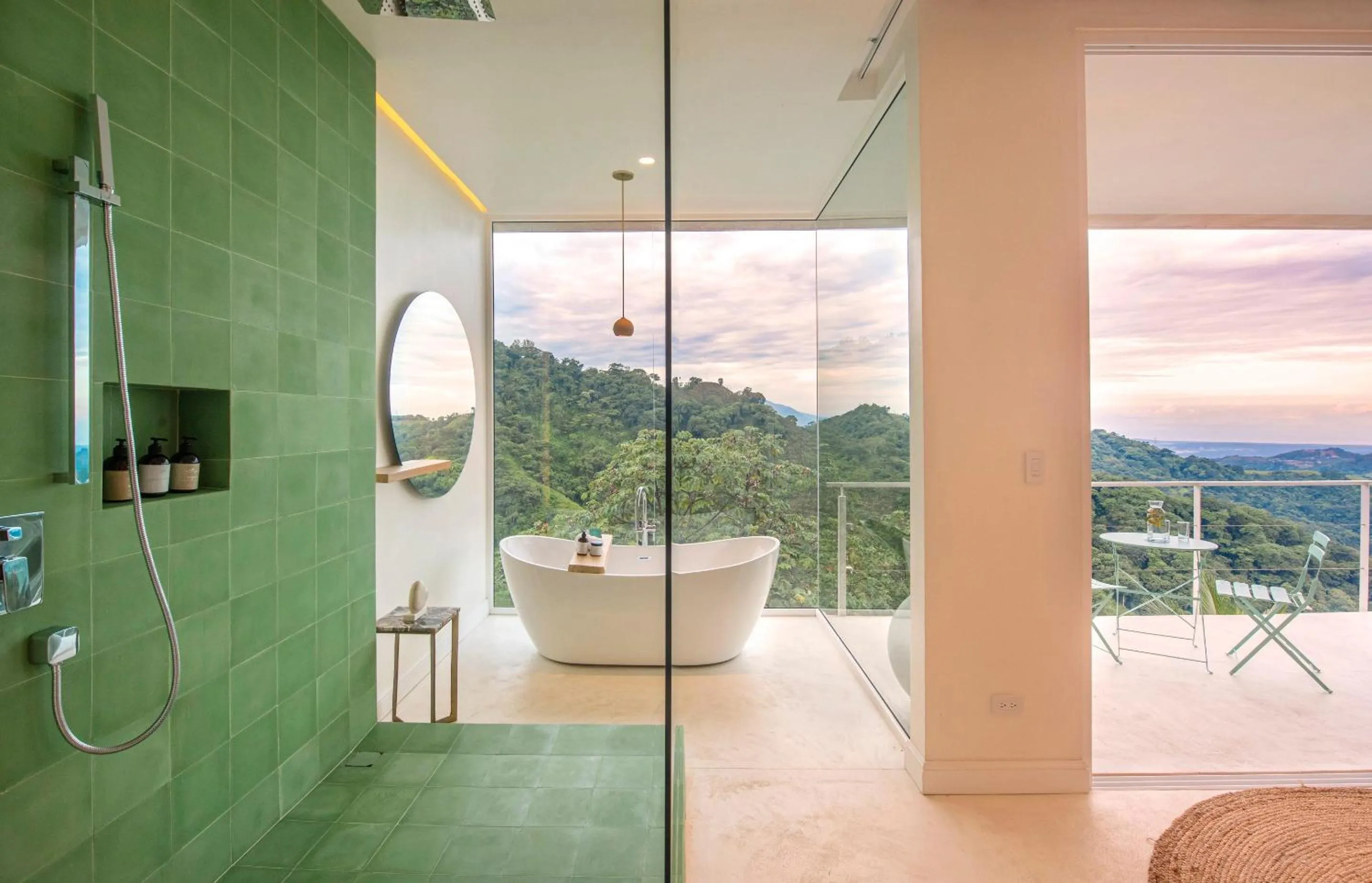 Shower in The Retreat Costa Rica - Wellness Resort & Spa