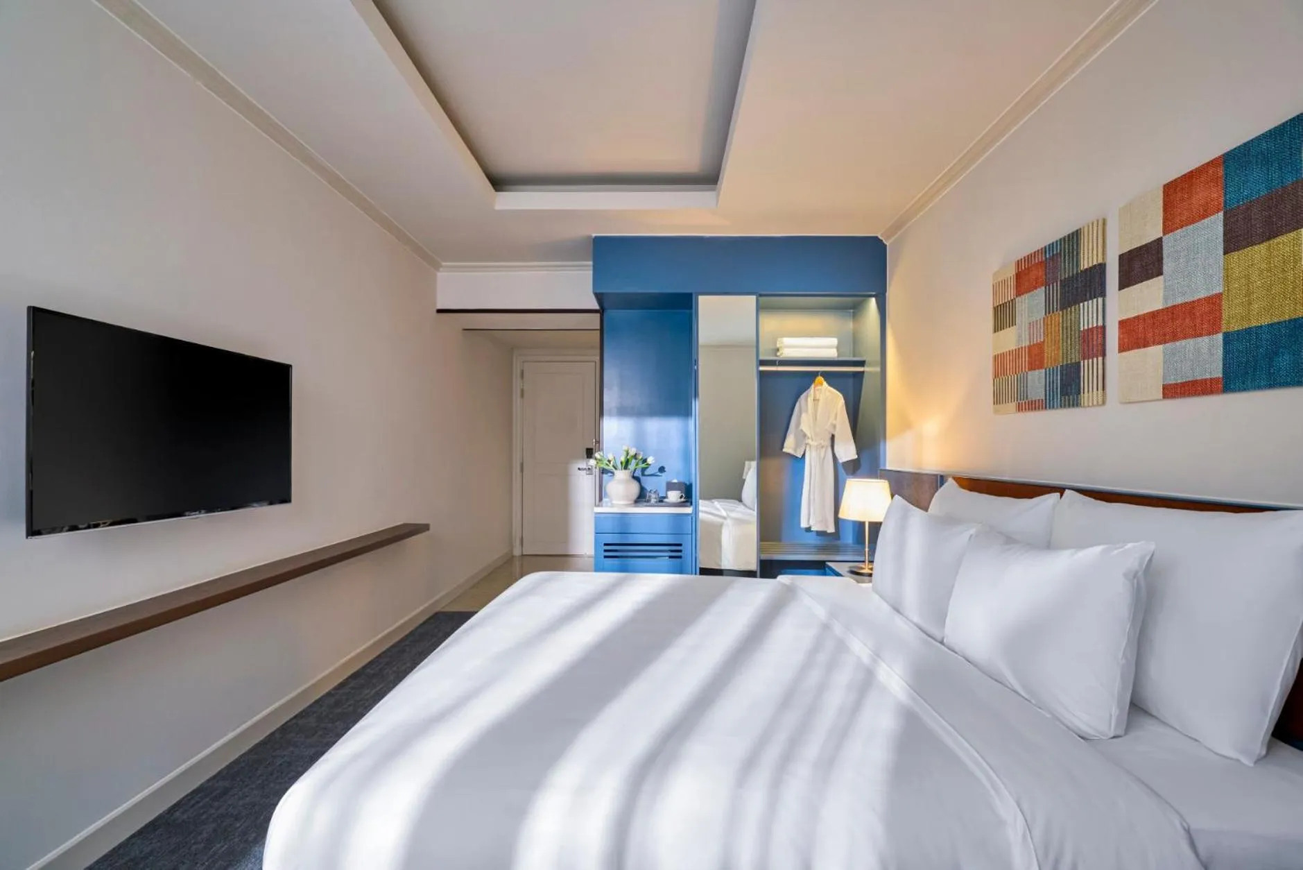 Bed in M Village Hotel Thợ Nhuộm