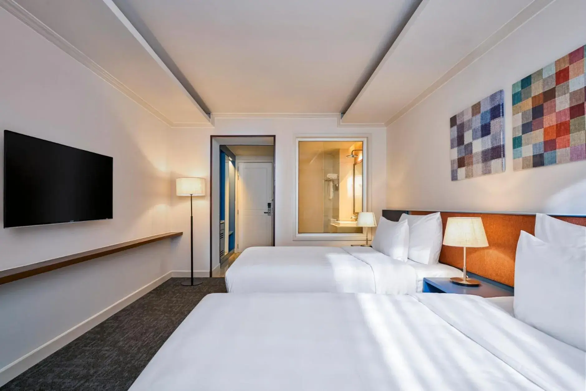 Twin Room with Balcony in M Village Hotel Thợ Nhuộm Twin Room with Balcony in M Village Hotel Thợ Nhuộm