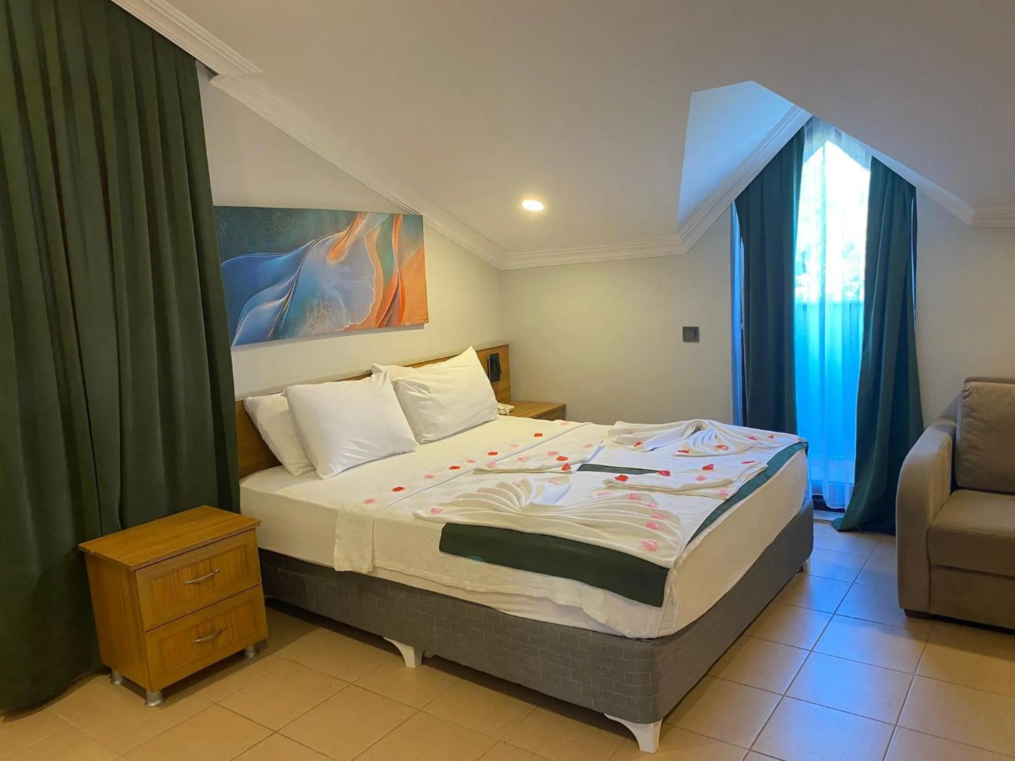 Bed in Casa De Levıssı Ölüdeniz