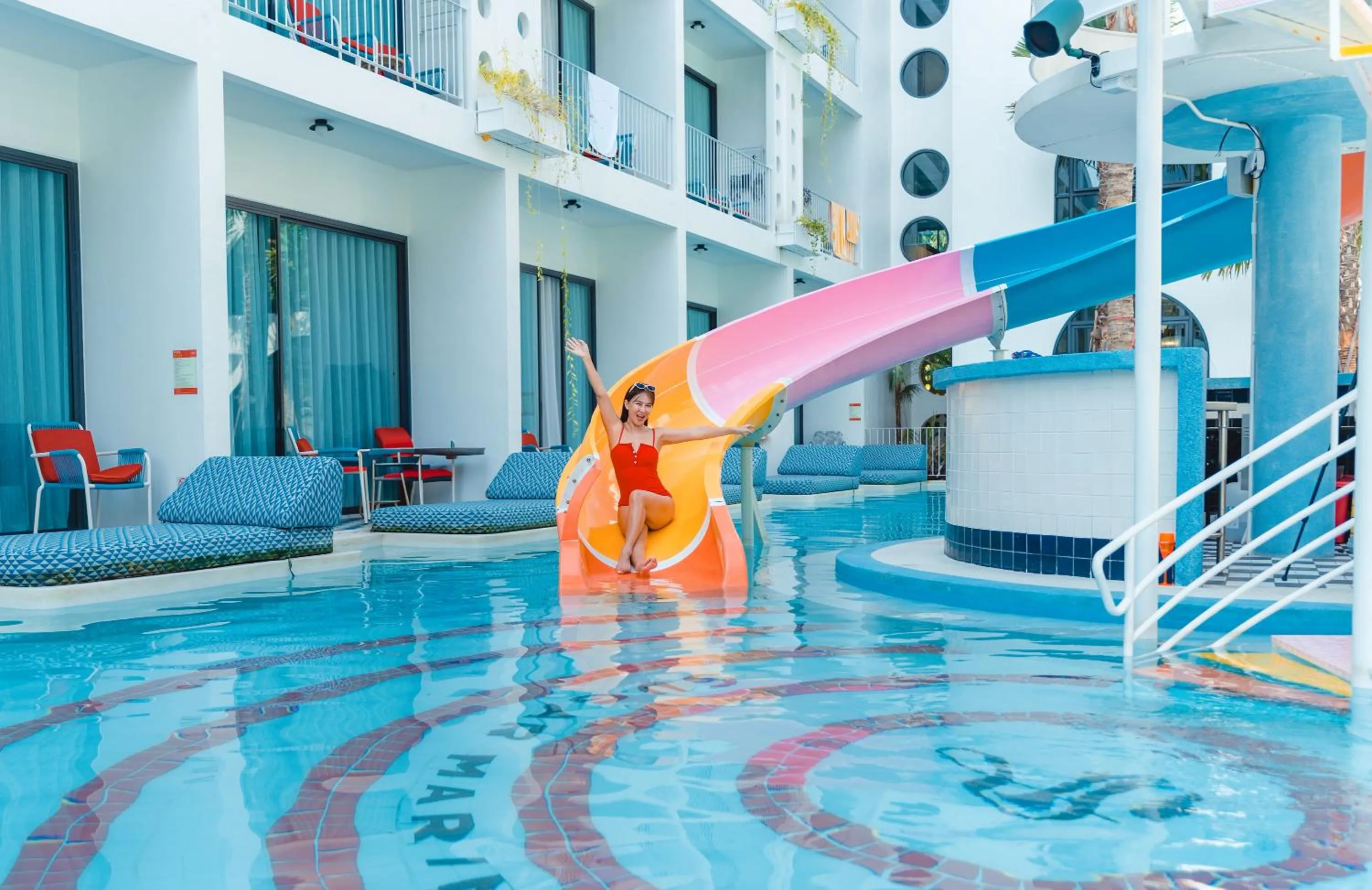 Aqua park in Sugar Marina Hotel -POP- Kata Beach