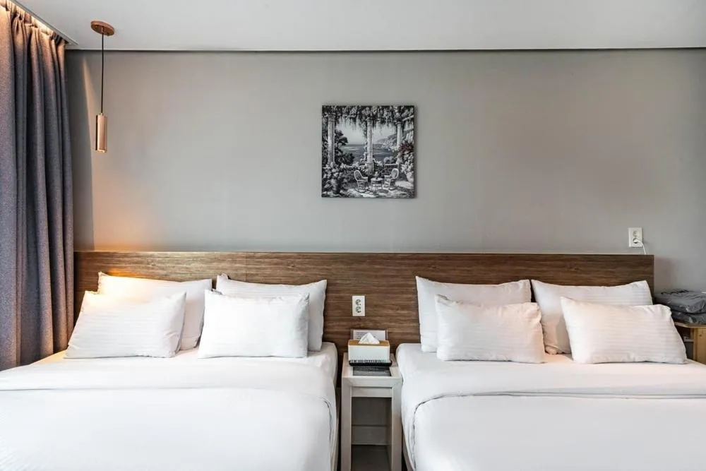 Bed in Andong Case Hotel