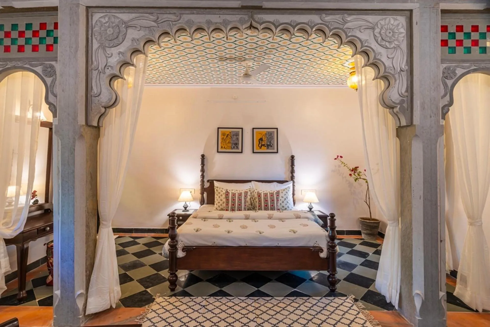 Bed in Indulge Udaipur by Pack