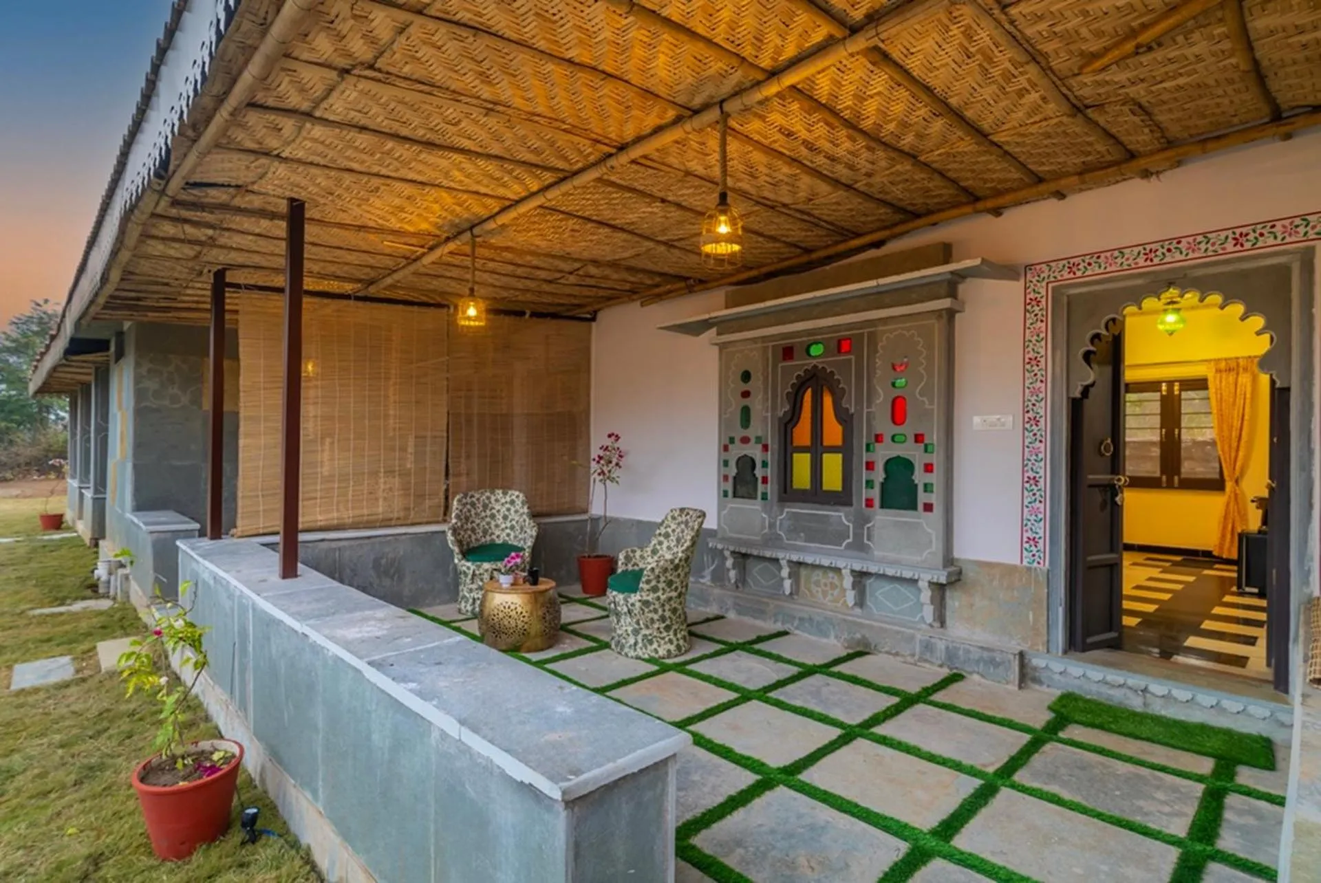 Patio in Indulge Udaipur by Pack