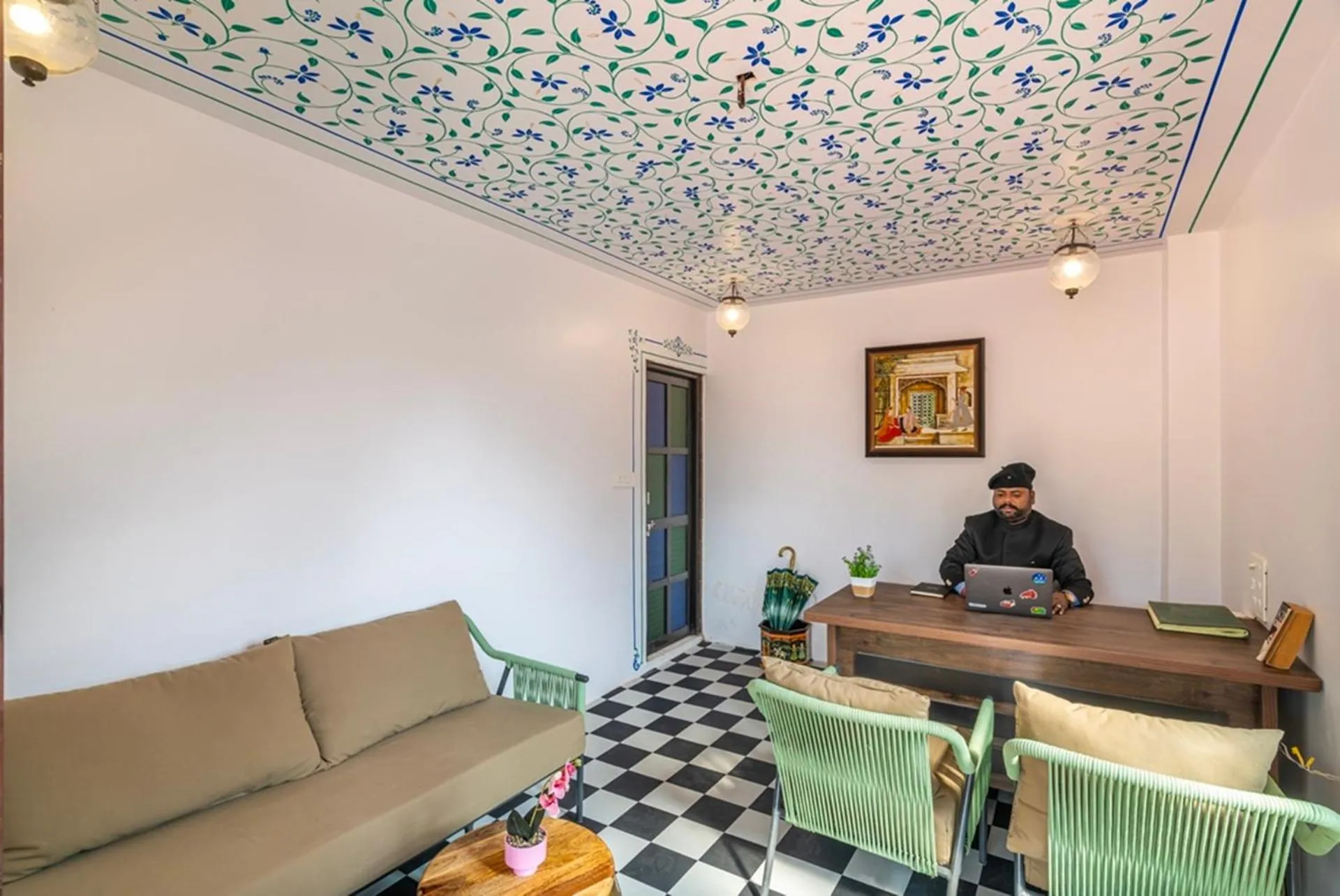 Lobby or reception in Indulge Udaipur by Pack