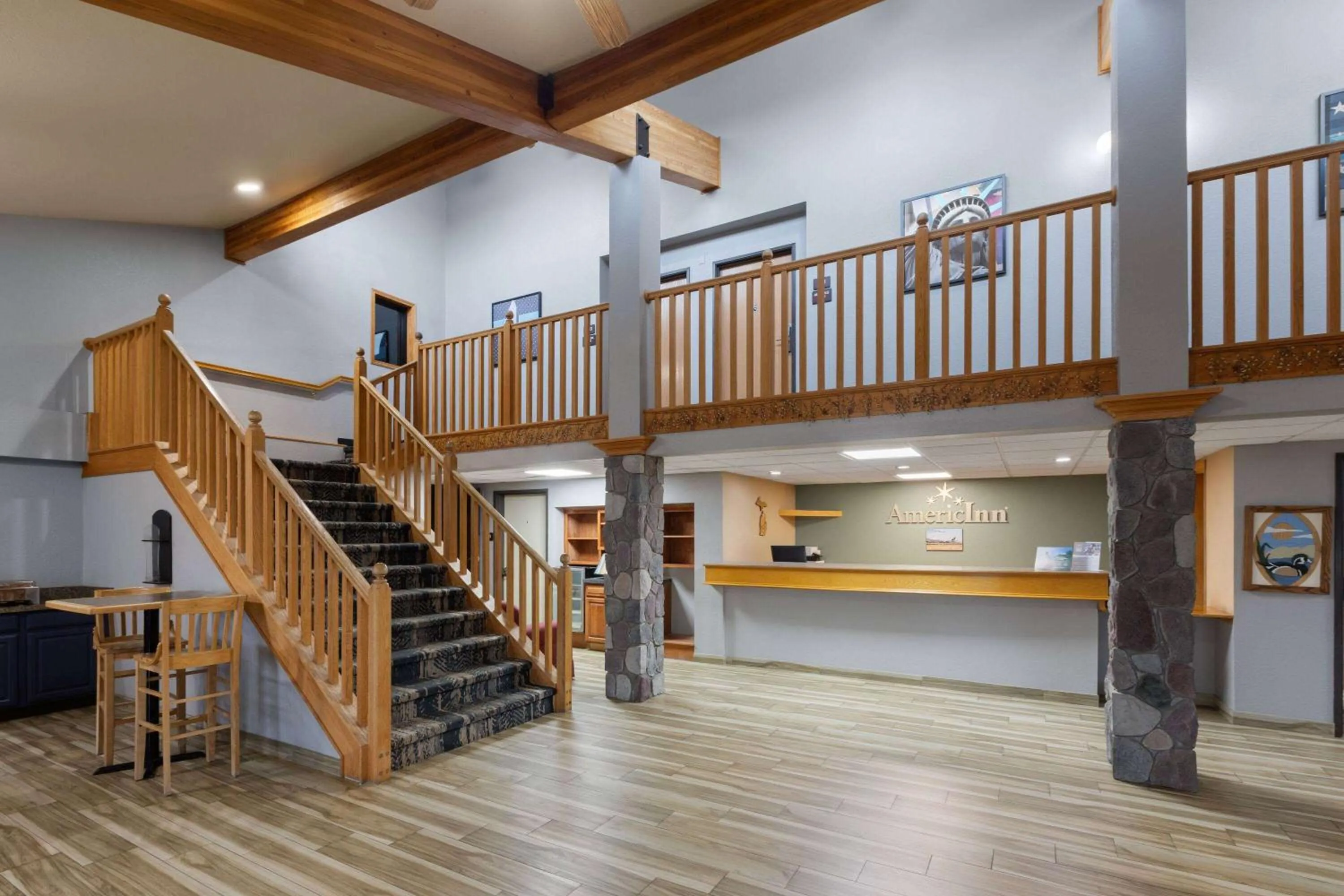 Lobby or reception in AmericInn by Wyndham Oscoda Near AuSable River