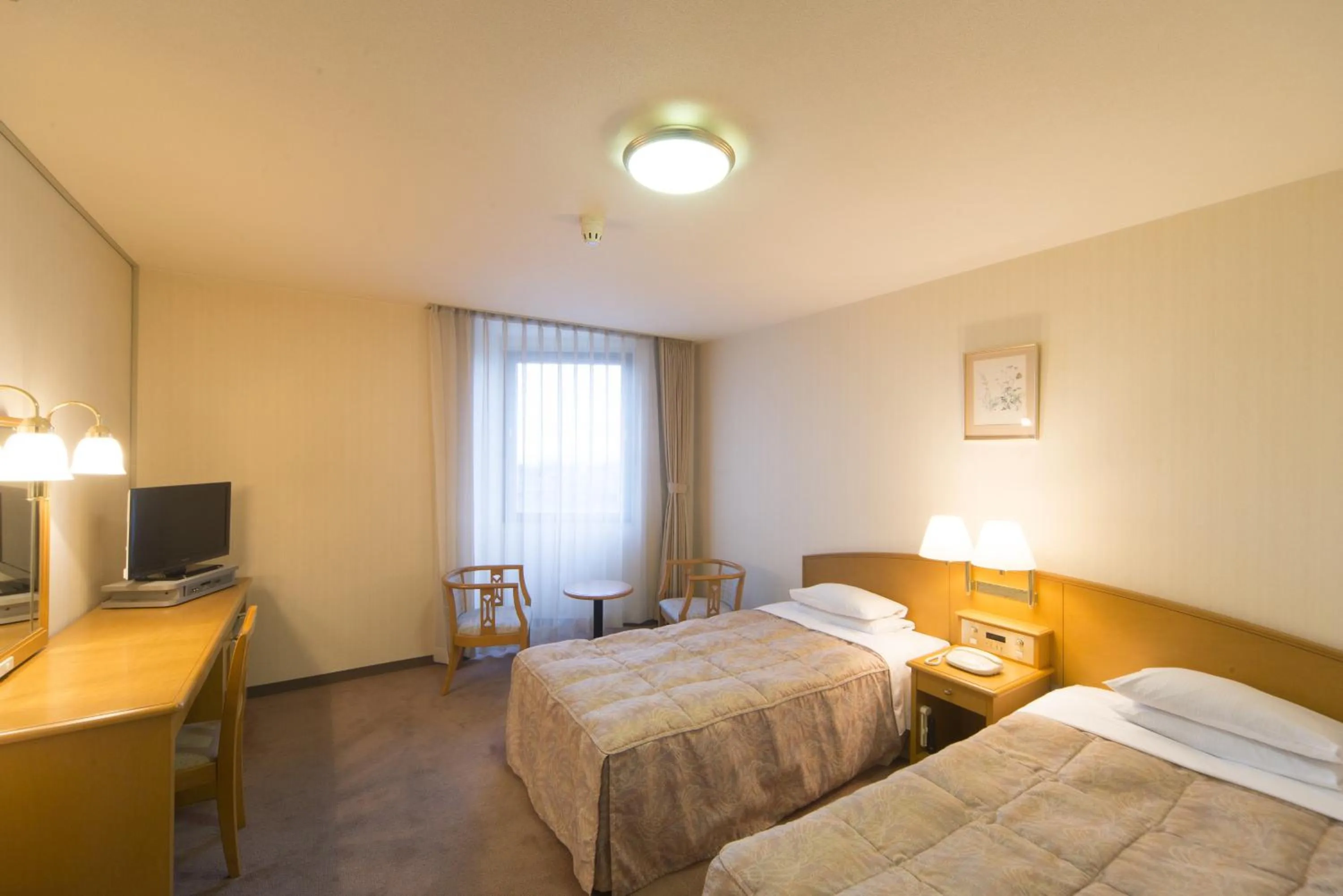 Photo of the whole room, Bed in Sky Hotel Uozu Annex