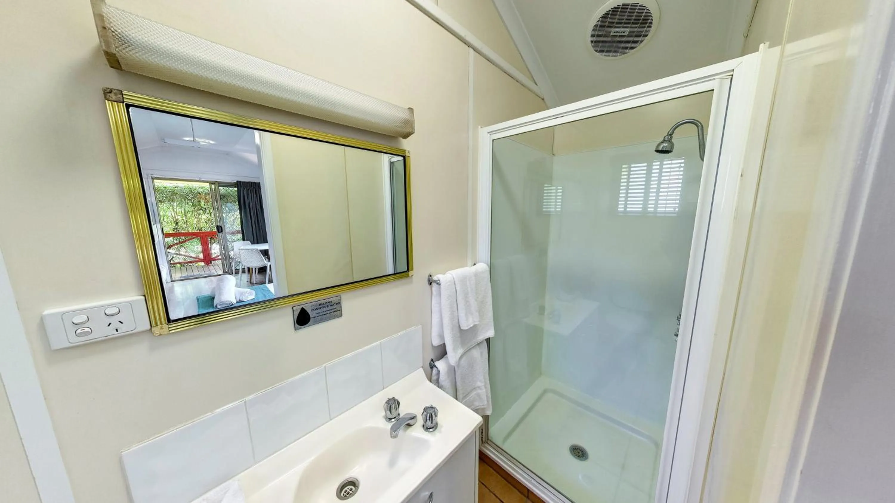 Shower in BIG4 Adventure Whitsunday Resort