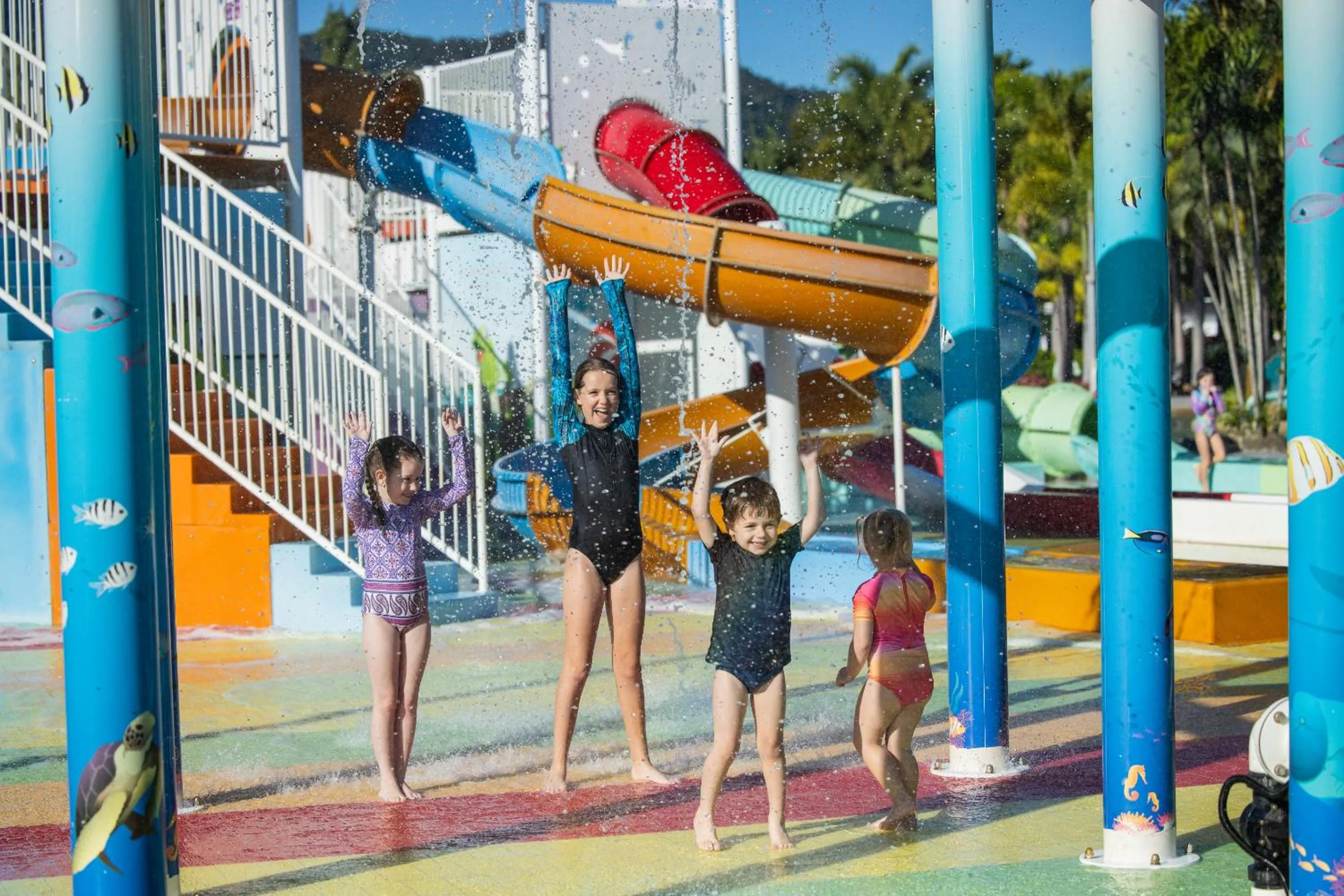 Aqua park in BIG4 Adventure Whitsunday Resort