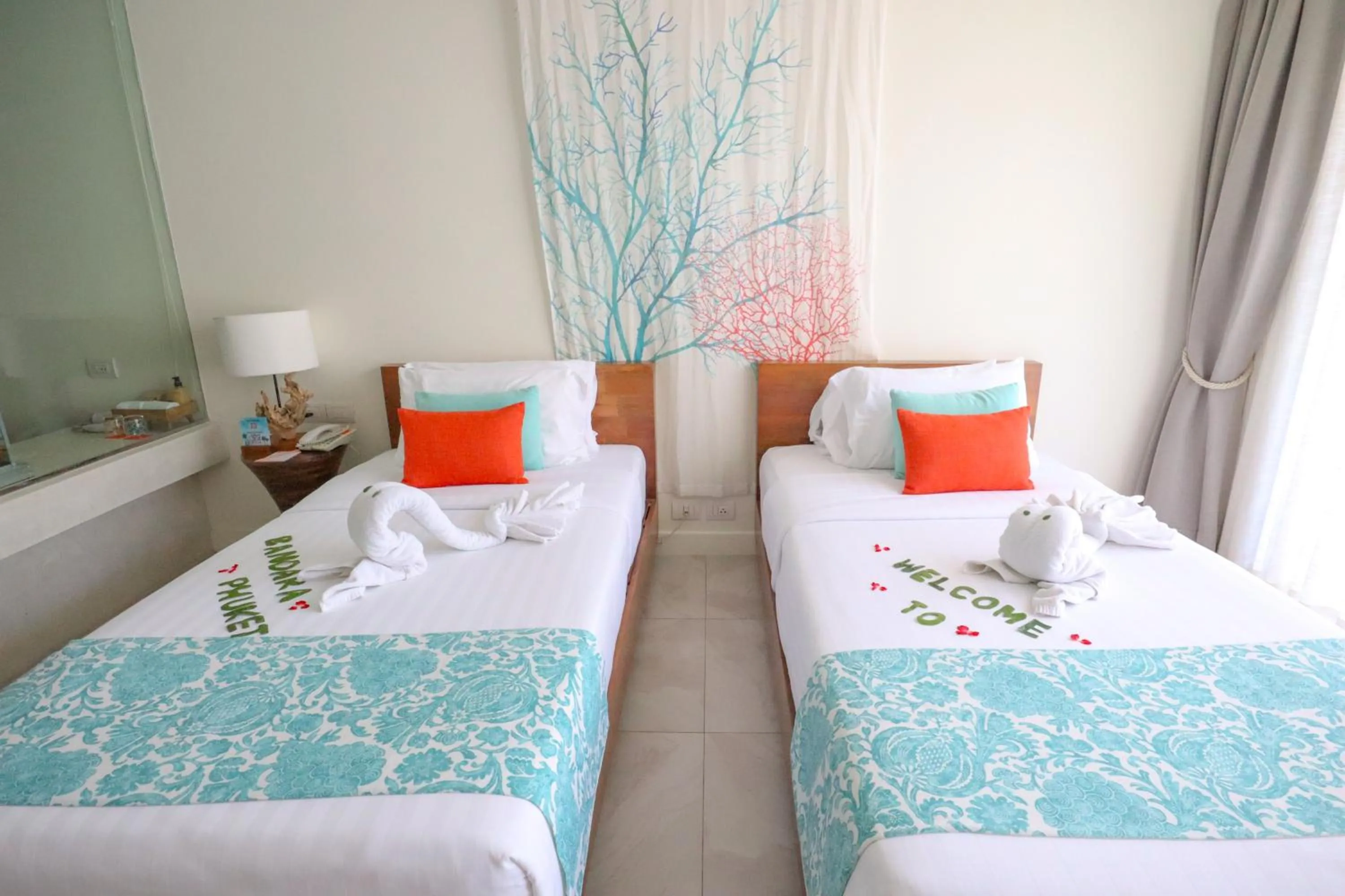 Bed in Bandara Beach Resort, Phuket