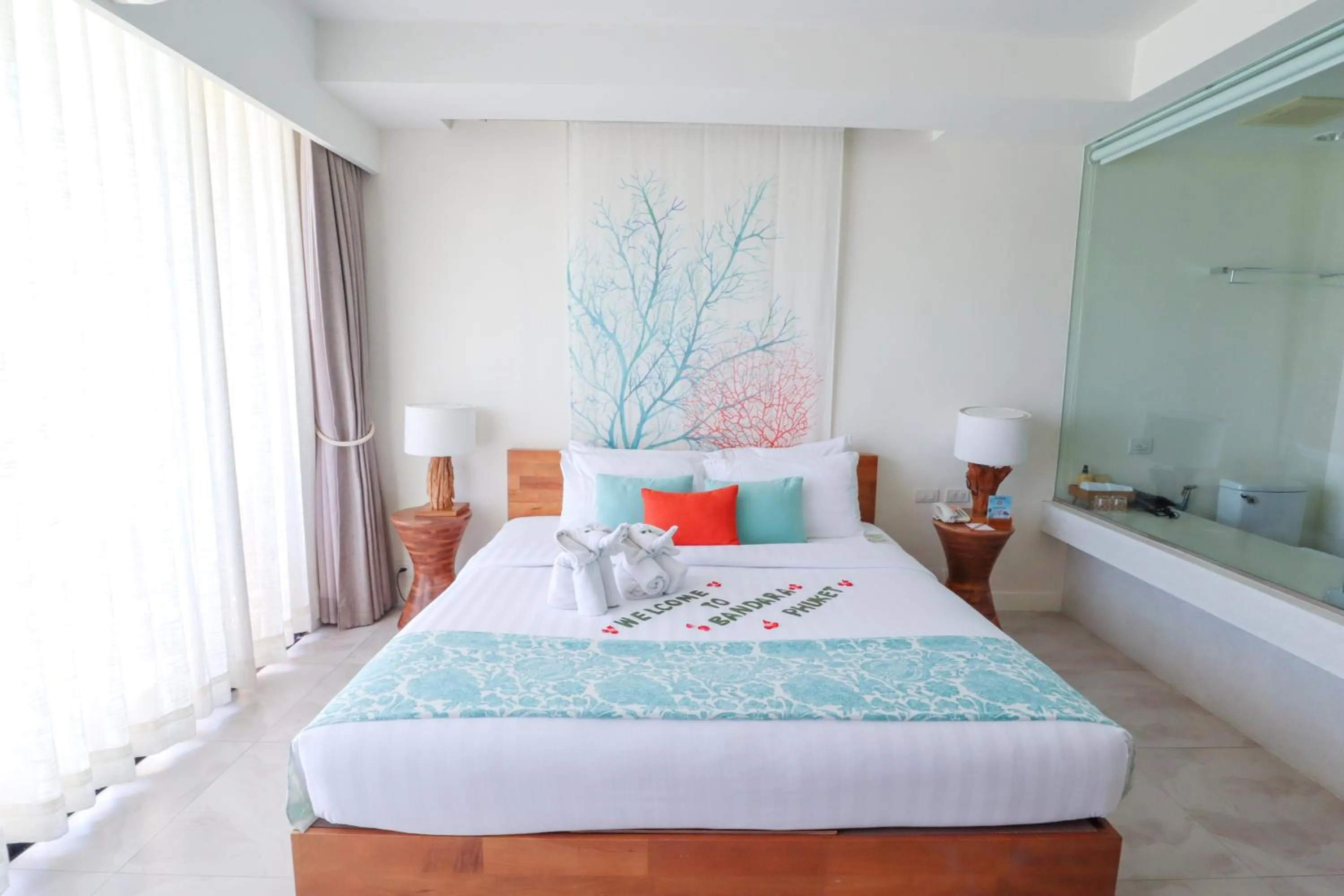 Bed in Bandara Beach Resort, Phuket