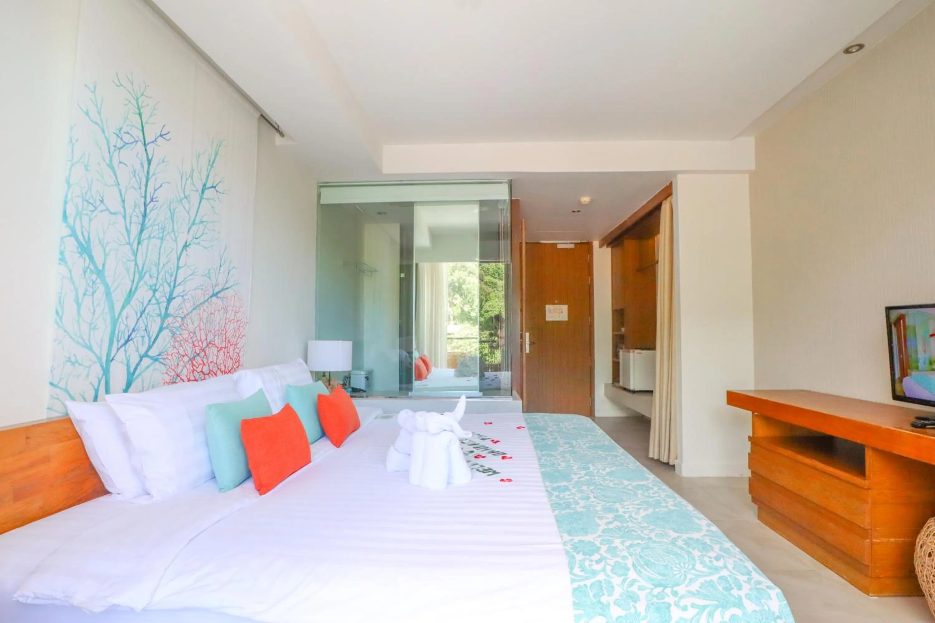 Bed in Bandara Beach Resort, Phuket