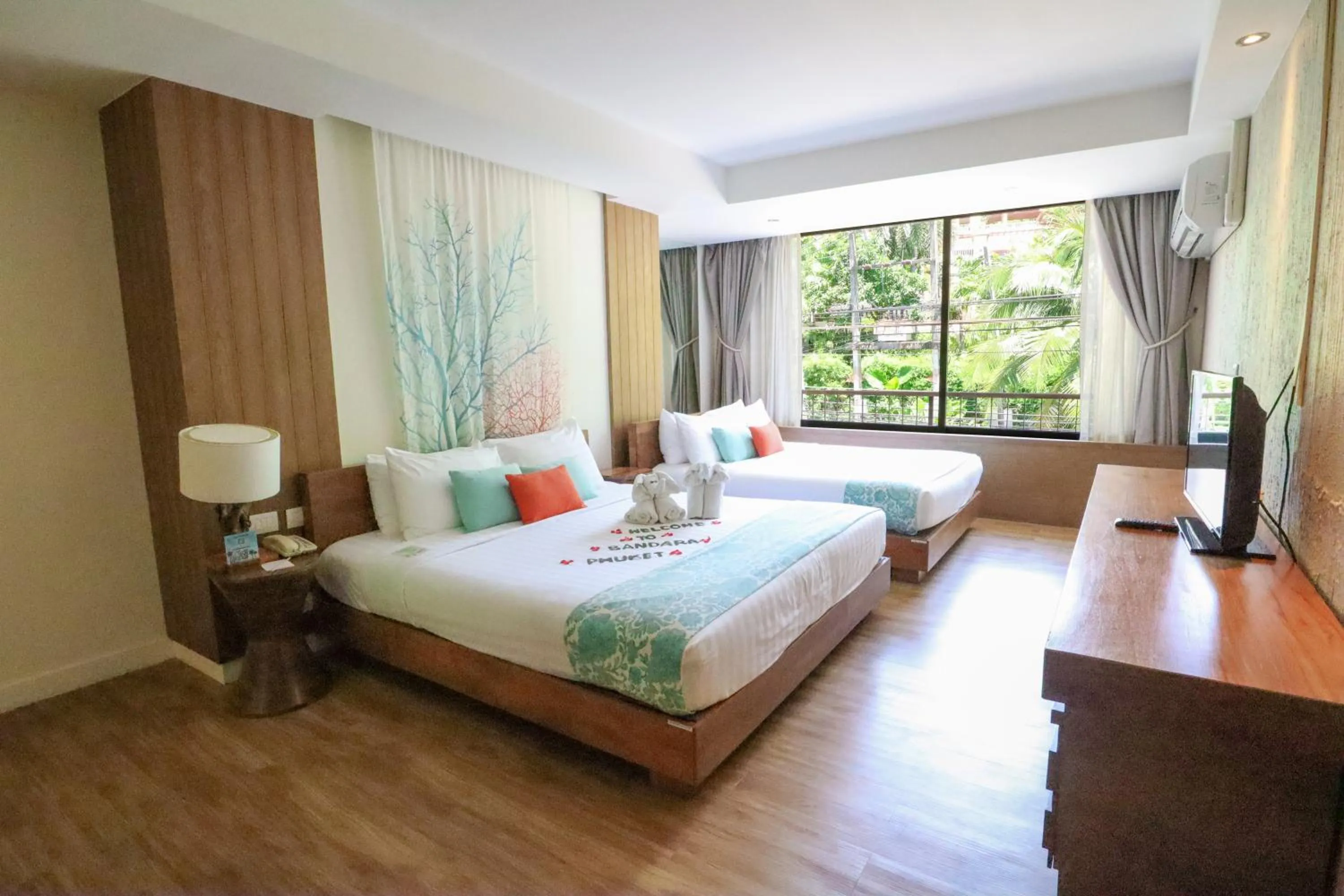 Bed in Bandara Beach Resort, Phuket