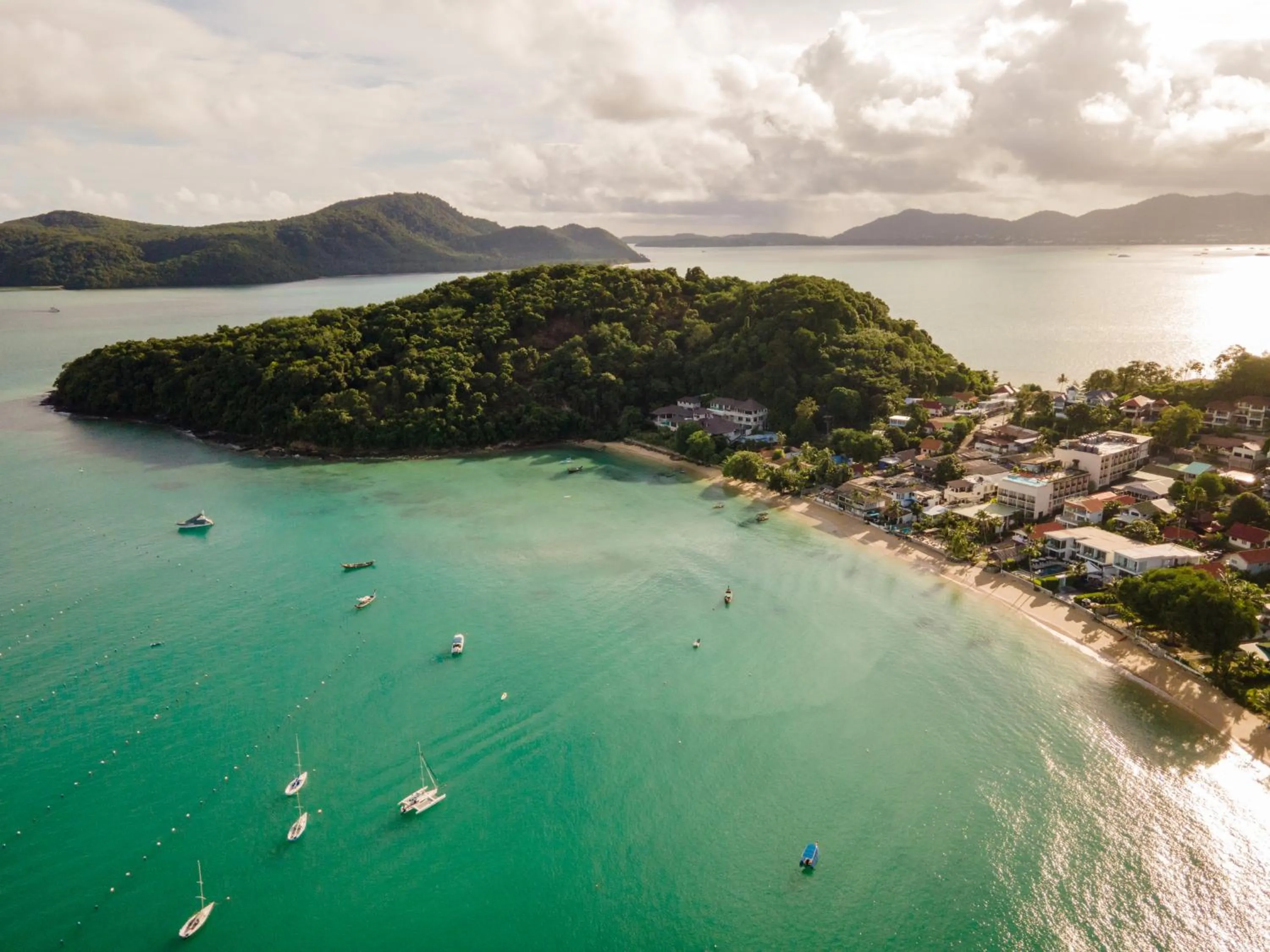 Bird's eye view in Bandara Beach Resort, Phuket