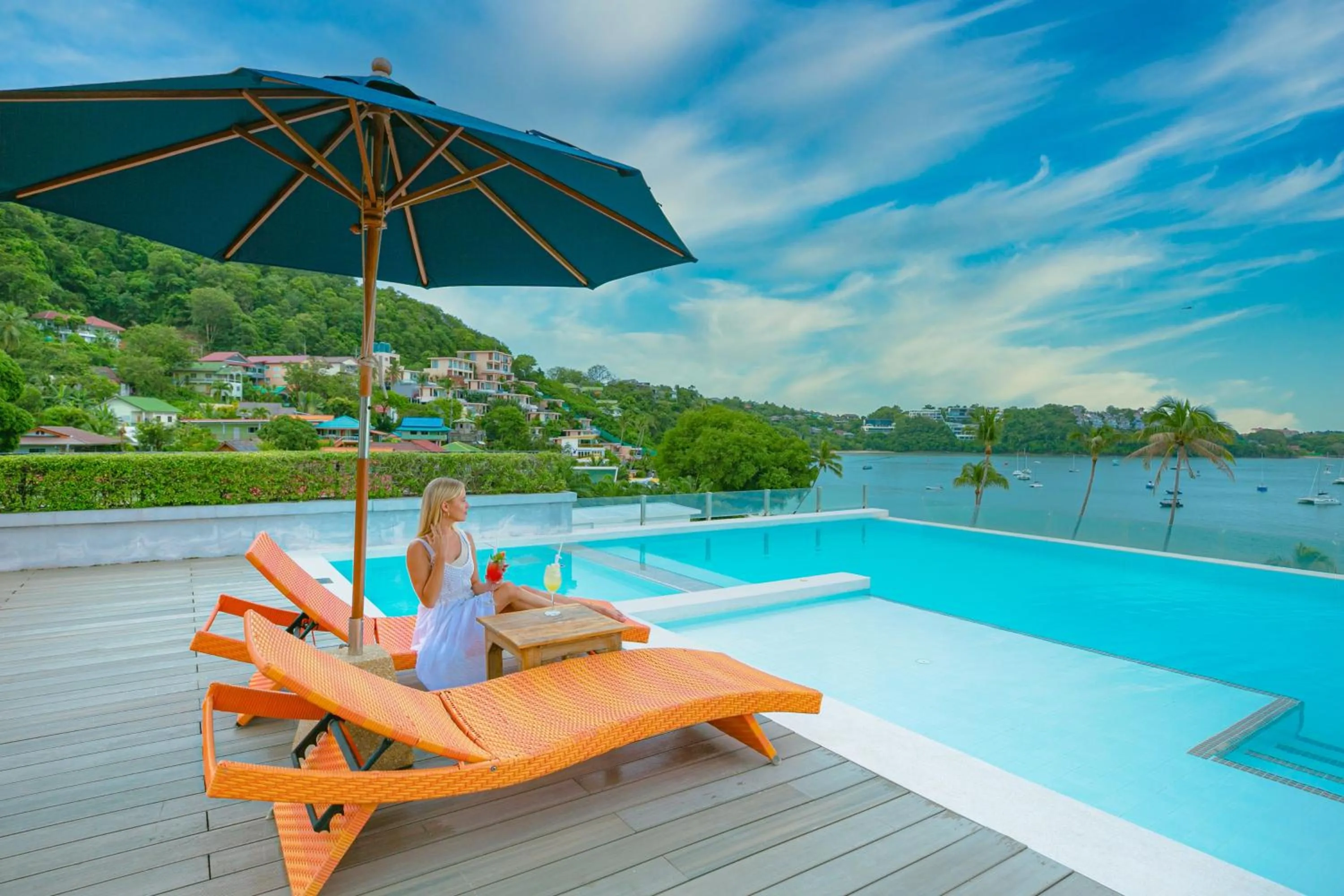 Swimming pool in Bandara Beach Resort, Phuket